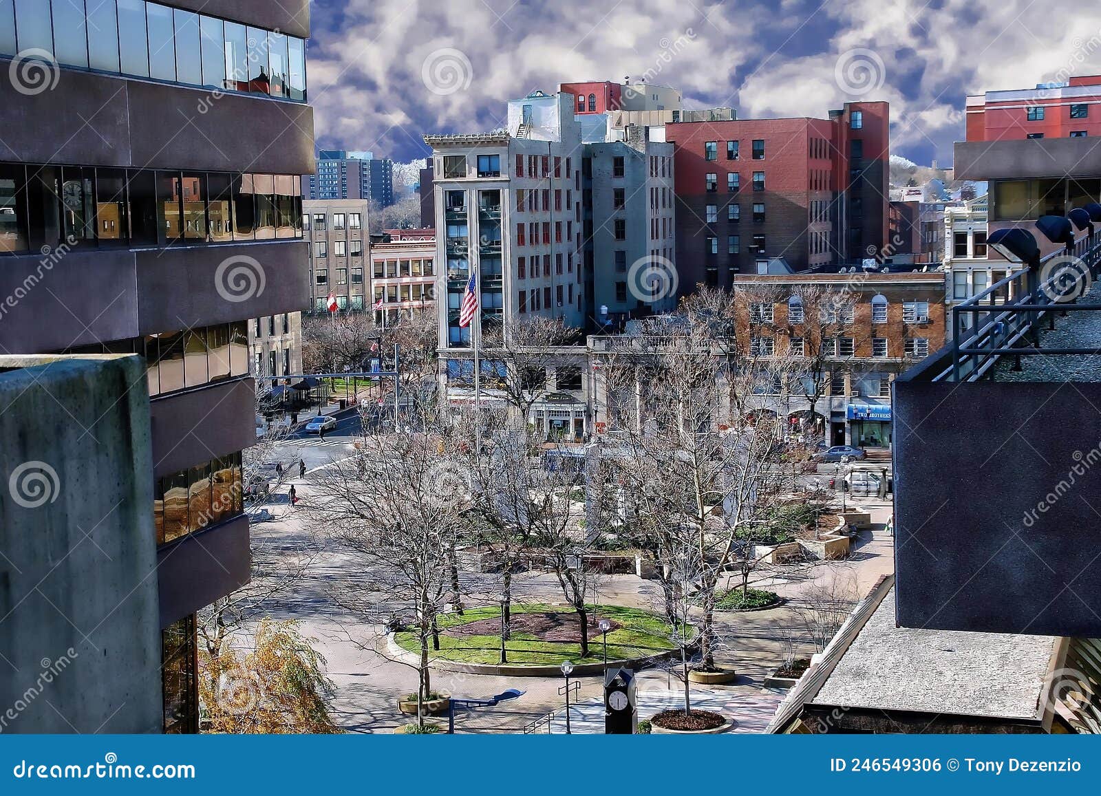 Downtown Stamford, Connecticut Stock Photo Image of downtown, urban