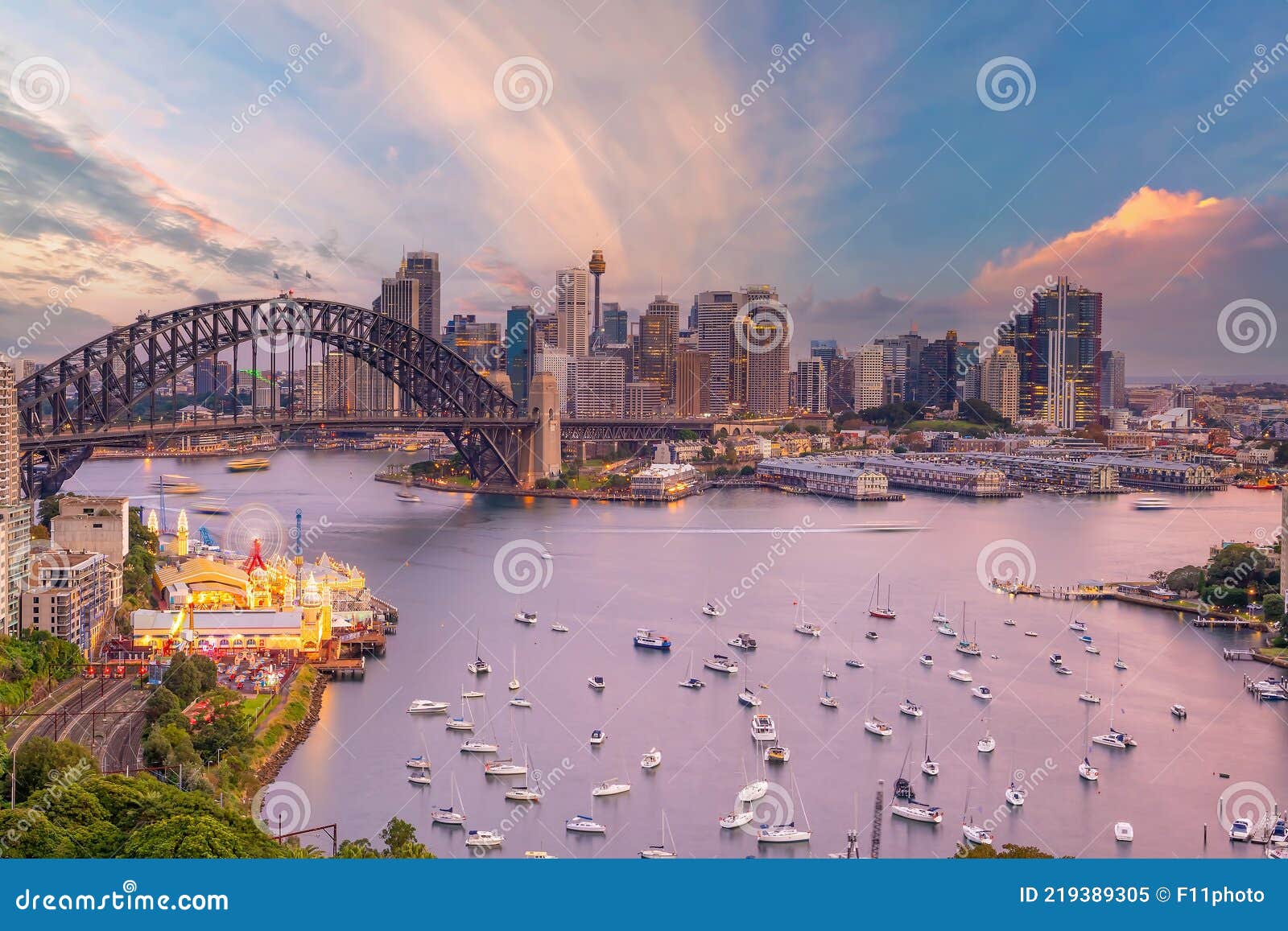 Downtown Sydney Skyline Cityscape In Australia Editorial Image Image