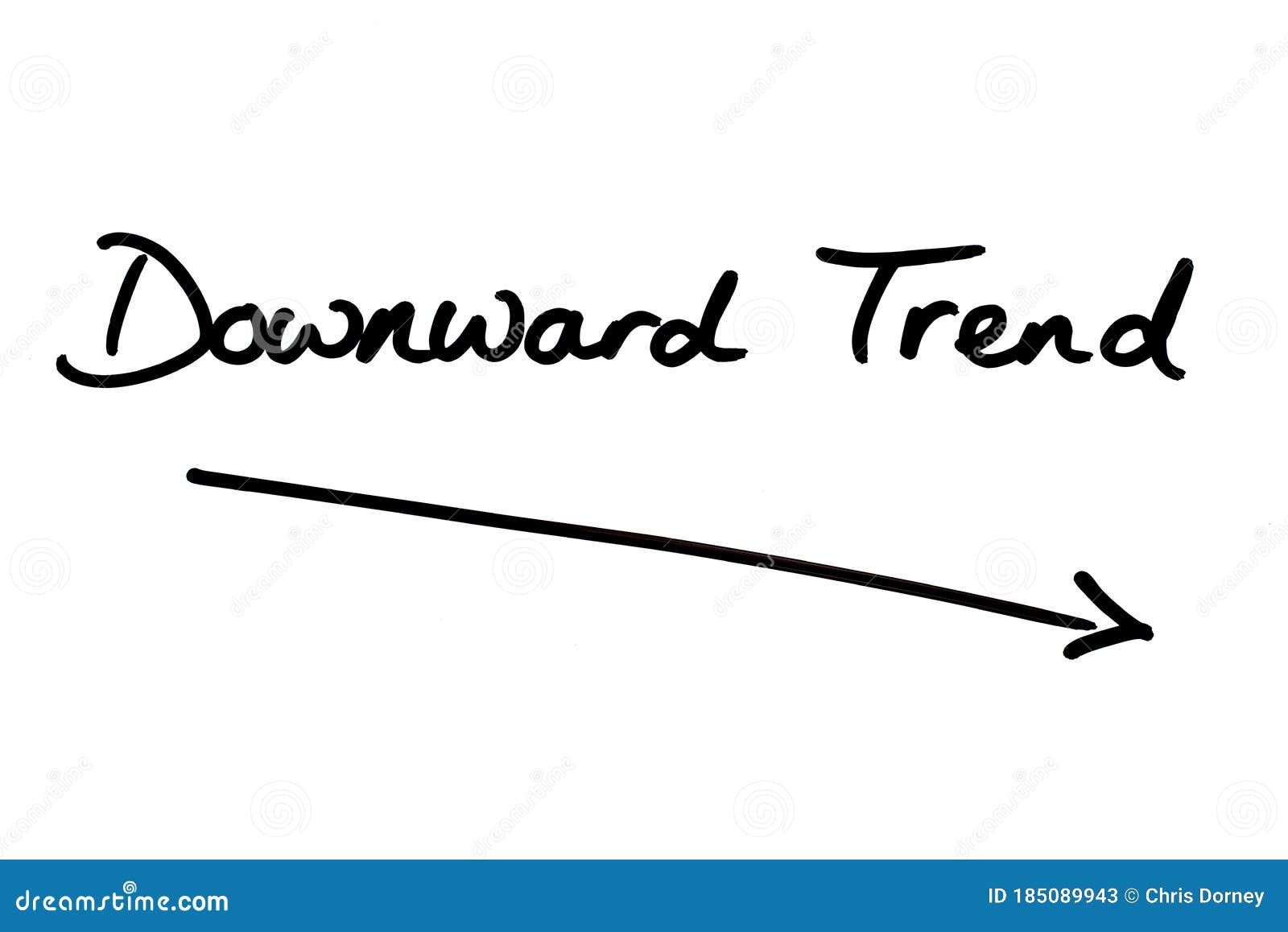 downward trend