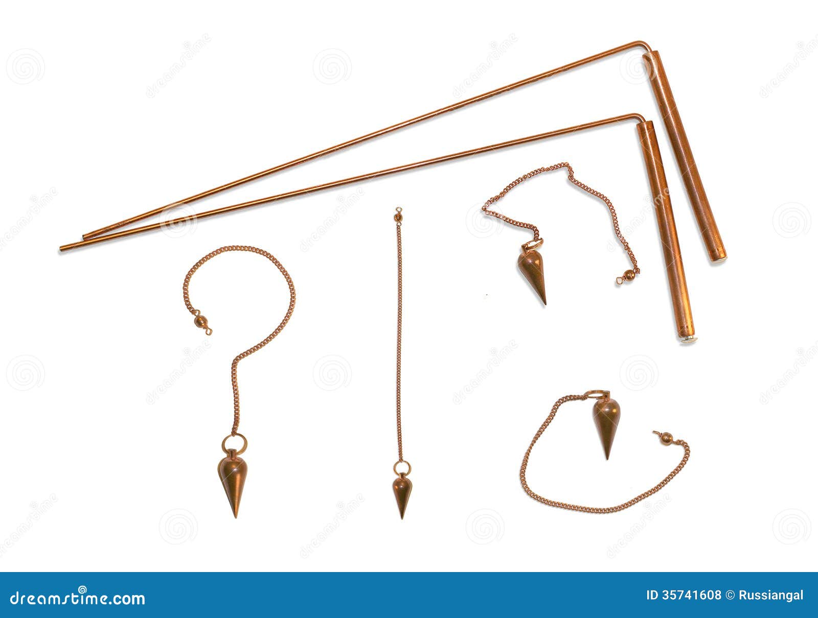 dowsing rods and pendulum