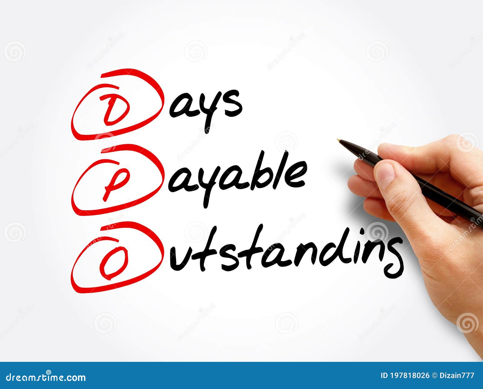 dpo - days payable outstanding acronym