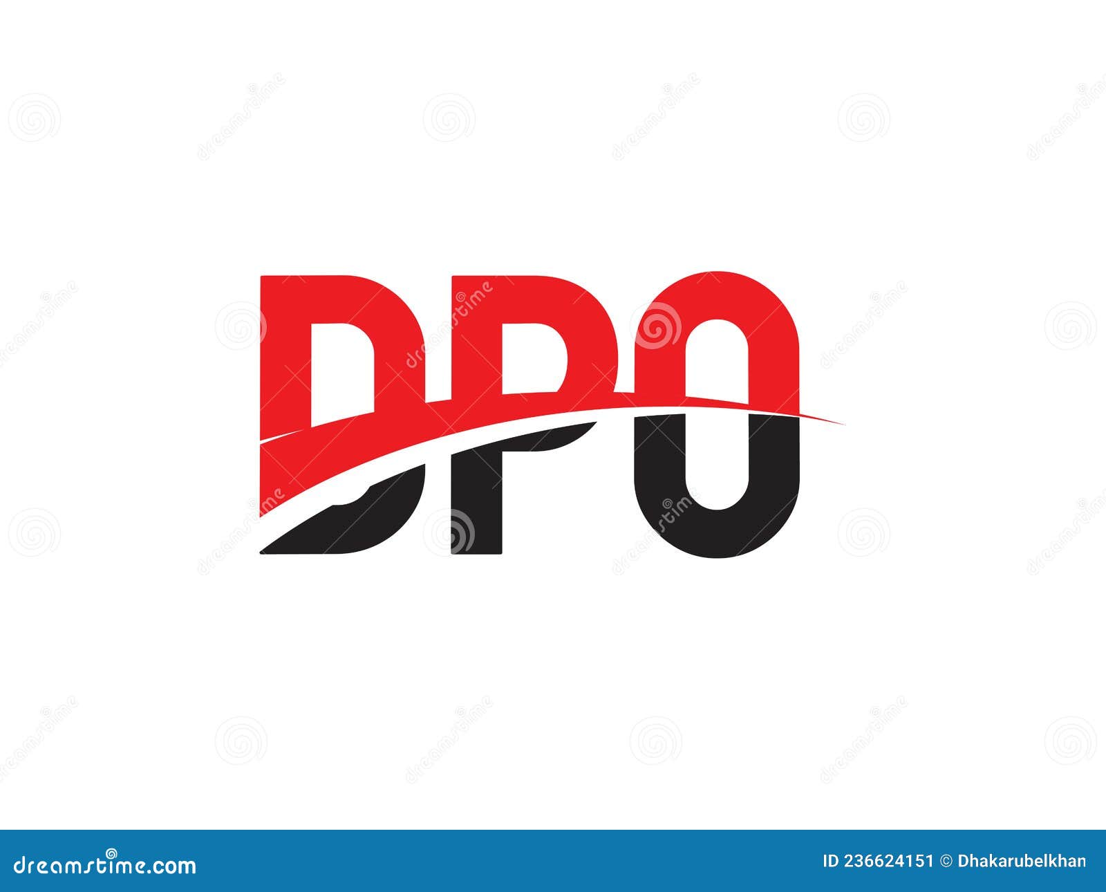 dpo letter initial logo   