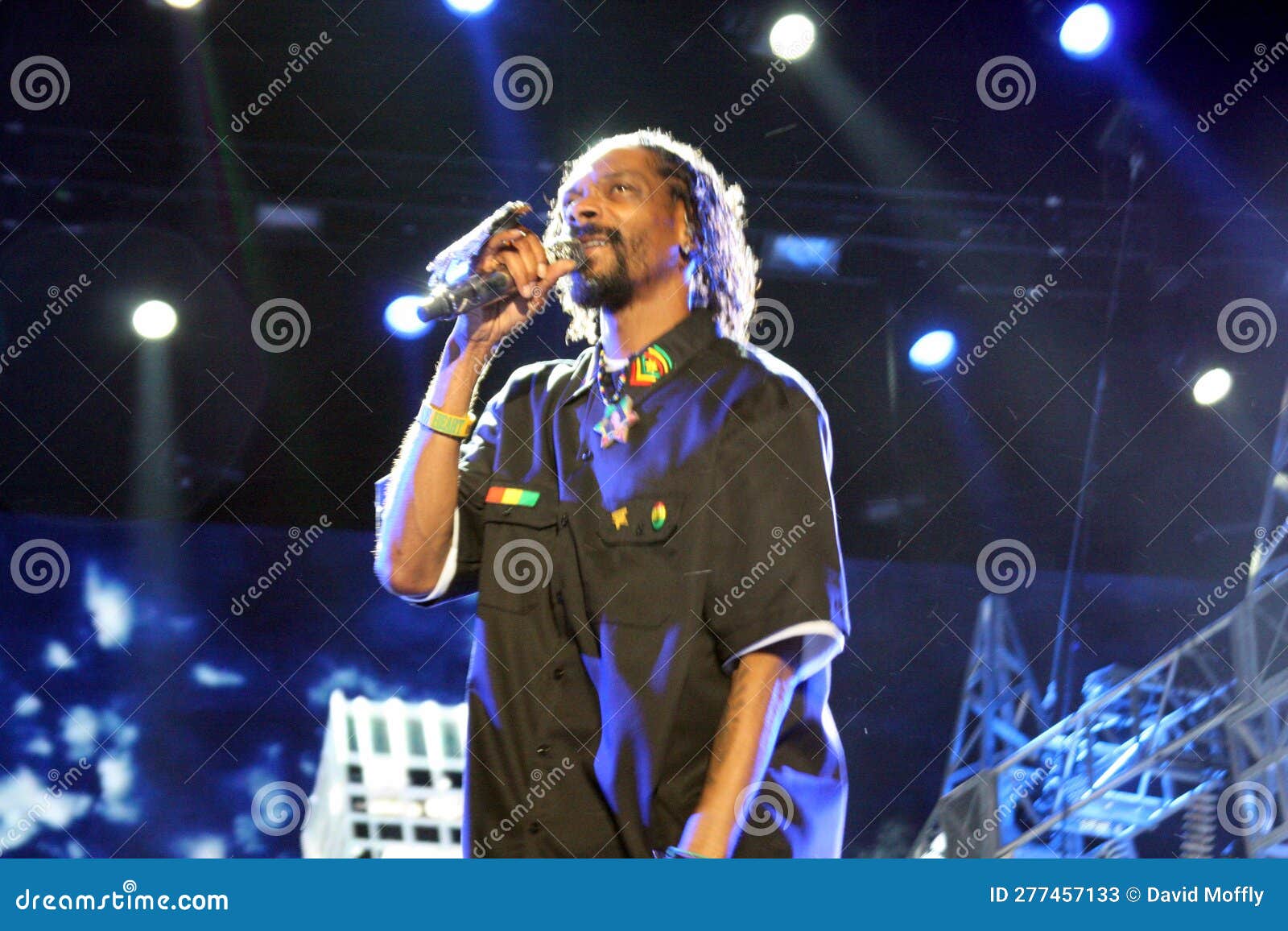 Dr Dre and Snoop Dogg in Concert at Coachella Editorial Stock Photo