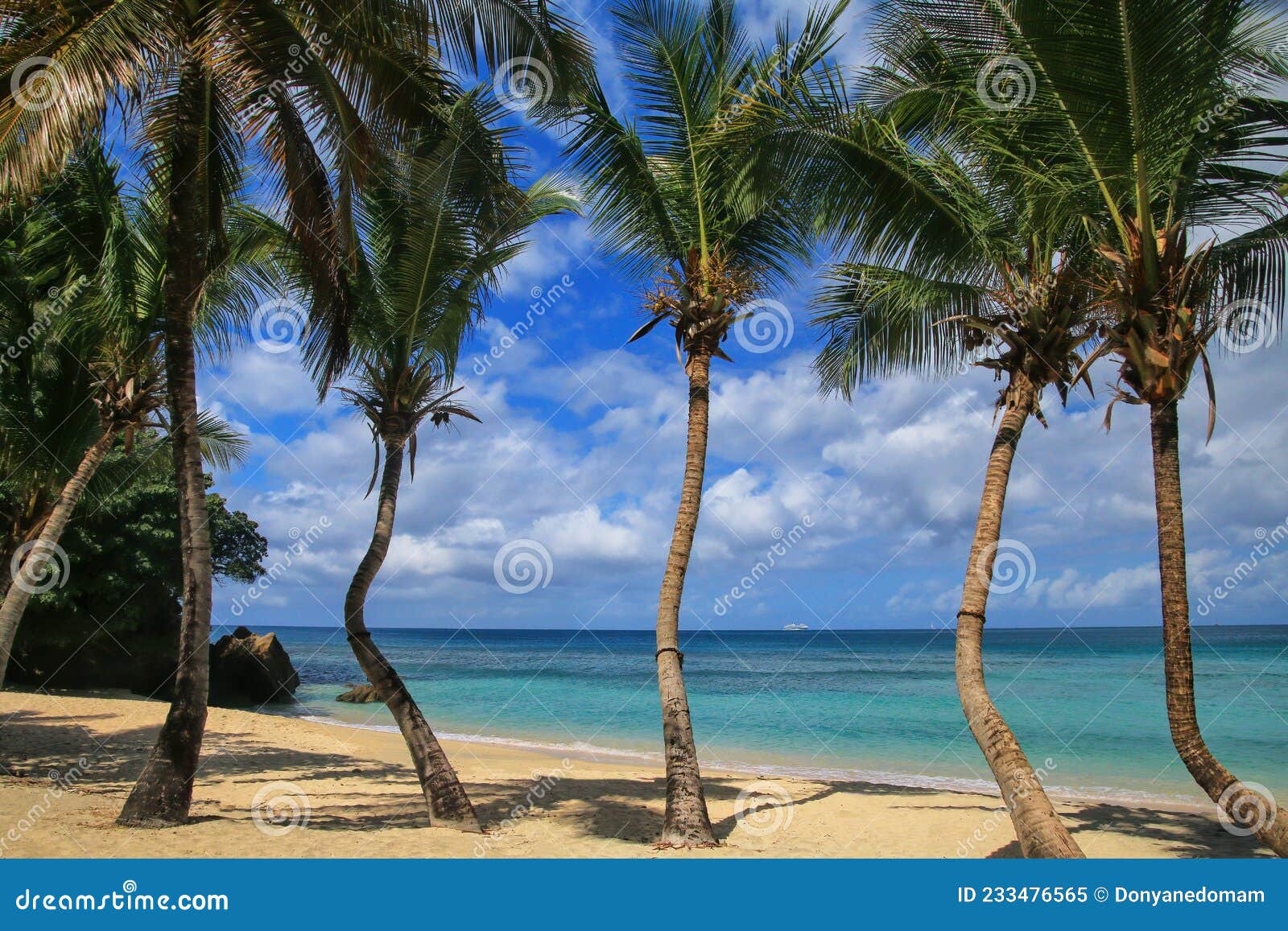 Dr. Grooms Beach Near Point Salines, Grenada Island, Grenada Stock ...