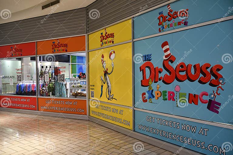 Dr Seuss Experience at Tysons Corner Center in Tysons, Virginia Editorial Photography Image of
