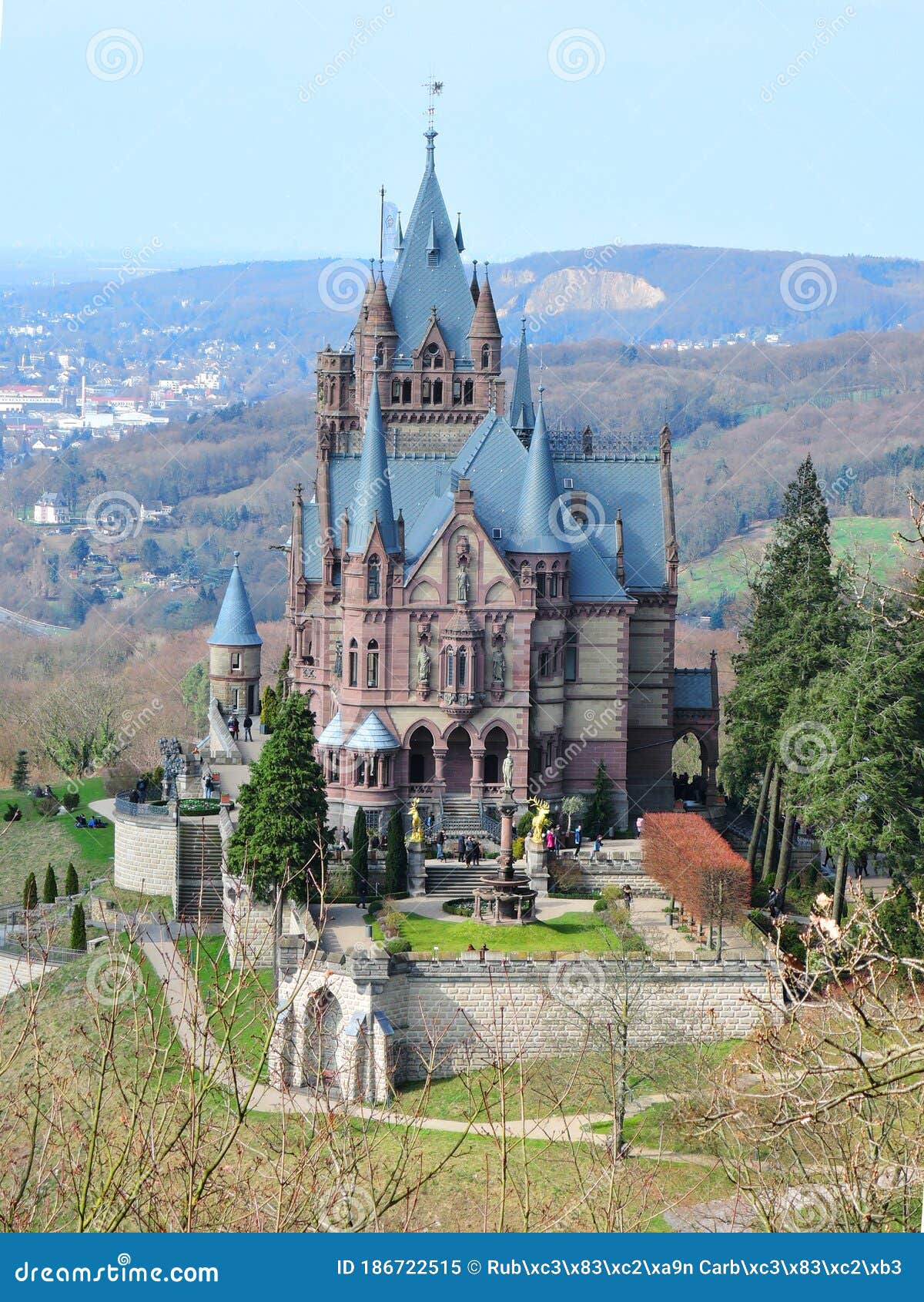 Drachenburg Castle in Cologne, Germany Editorial Image - Image of