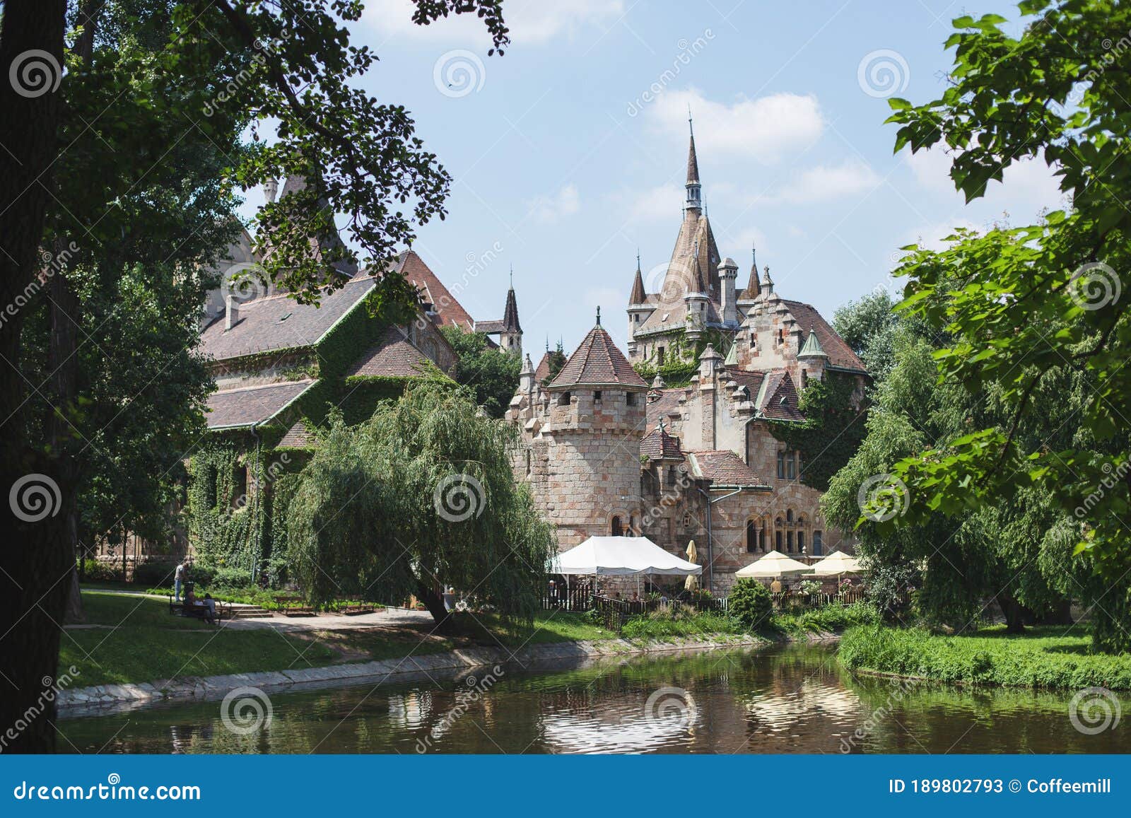 Dracula Castle in Hungary in Budapest, Walk Stock Image Image of