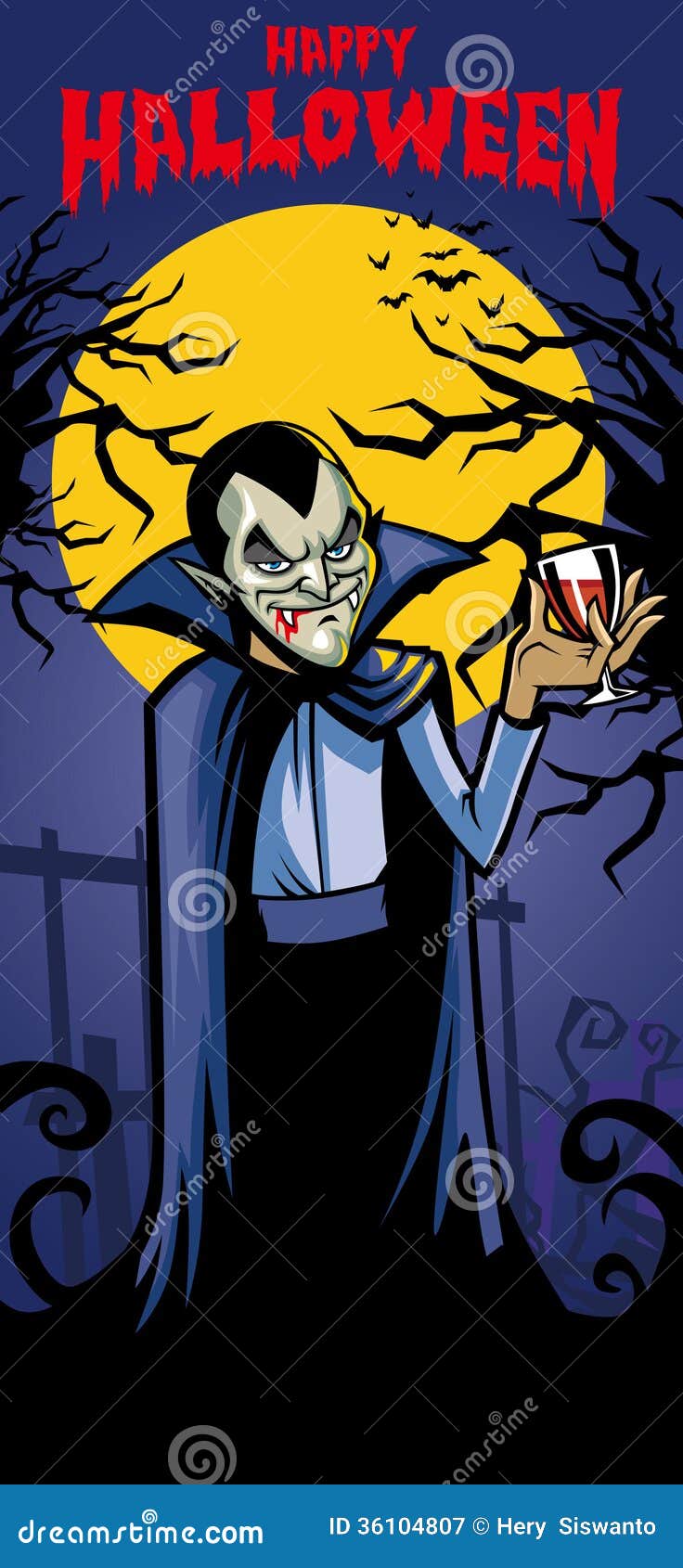 Filming movie about vampire cartoon concept Vector Image