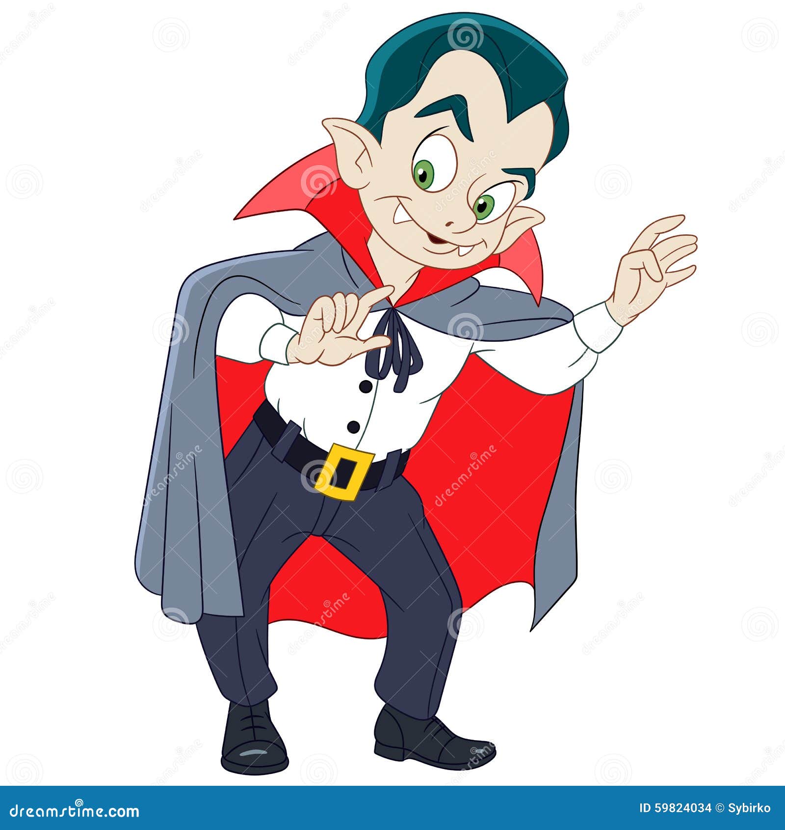 Filming movie about vampire cartoon concept Vector Image