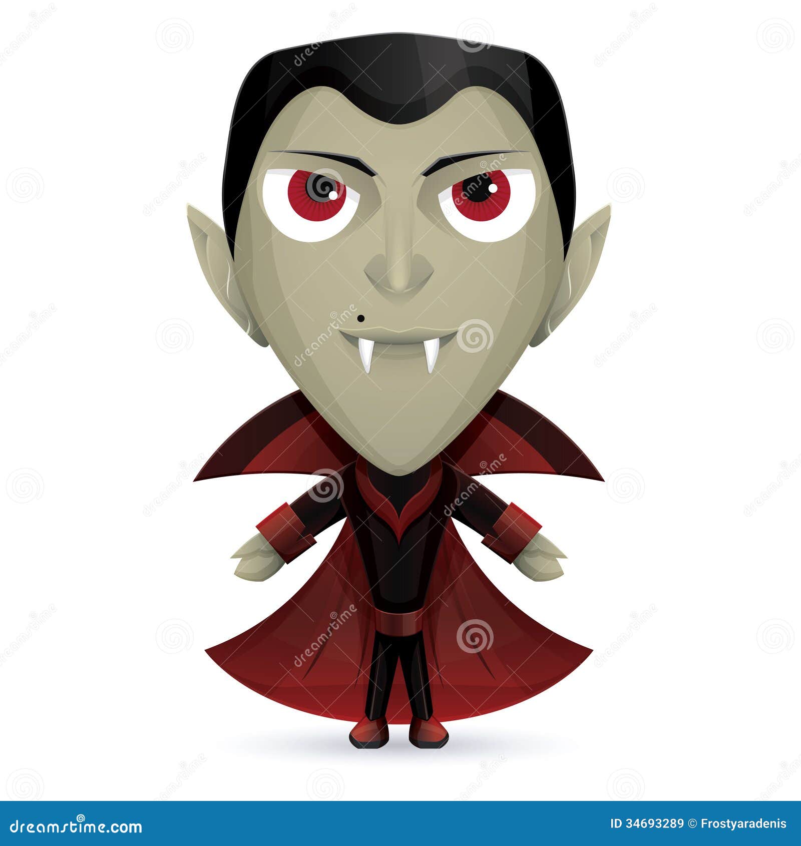 Dracula Happy Royalty Free Stock Images - Image: 34693289