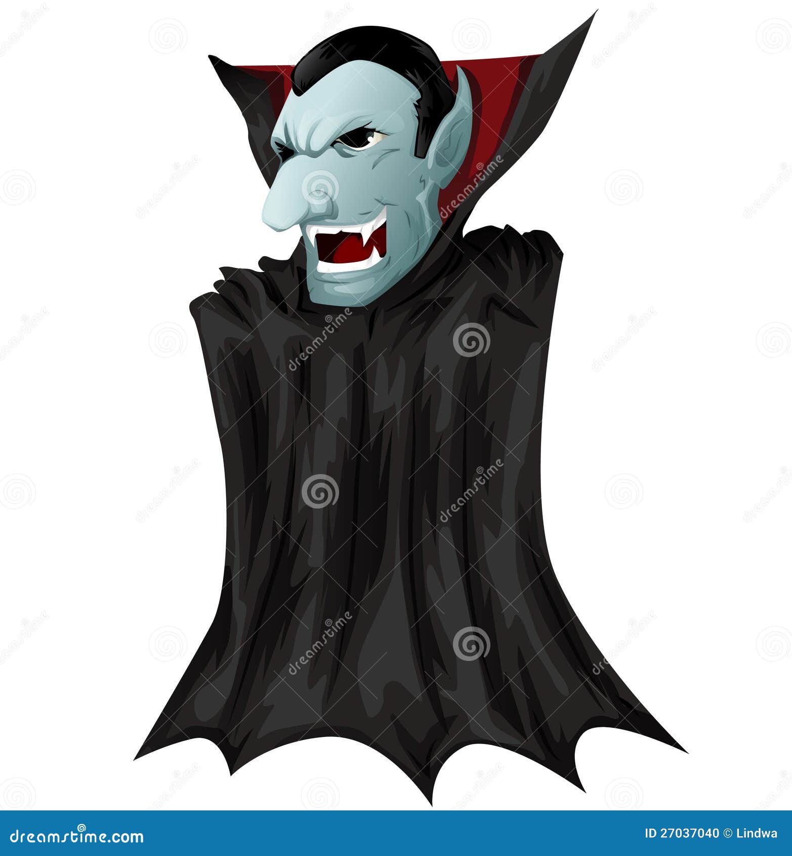 Filming movie about vampire cartoon concept Vector Image