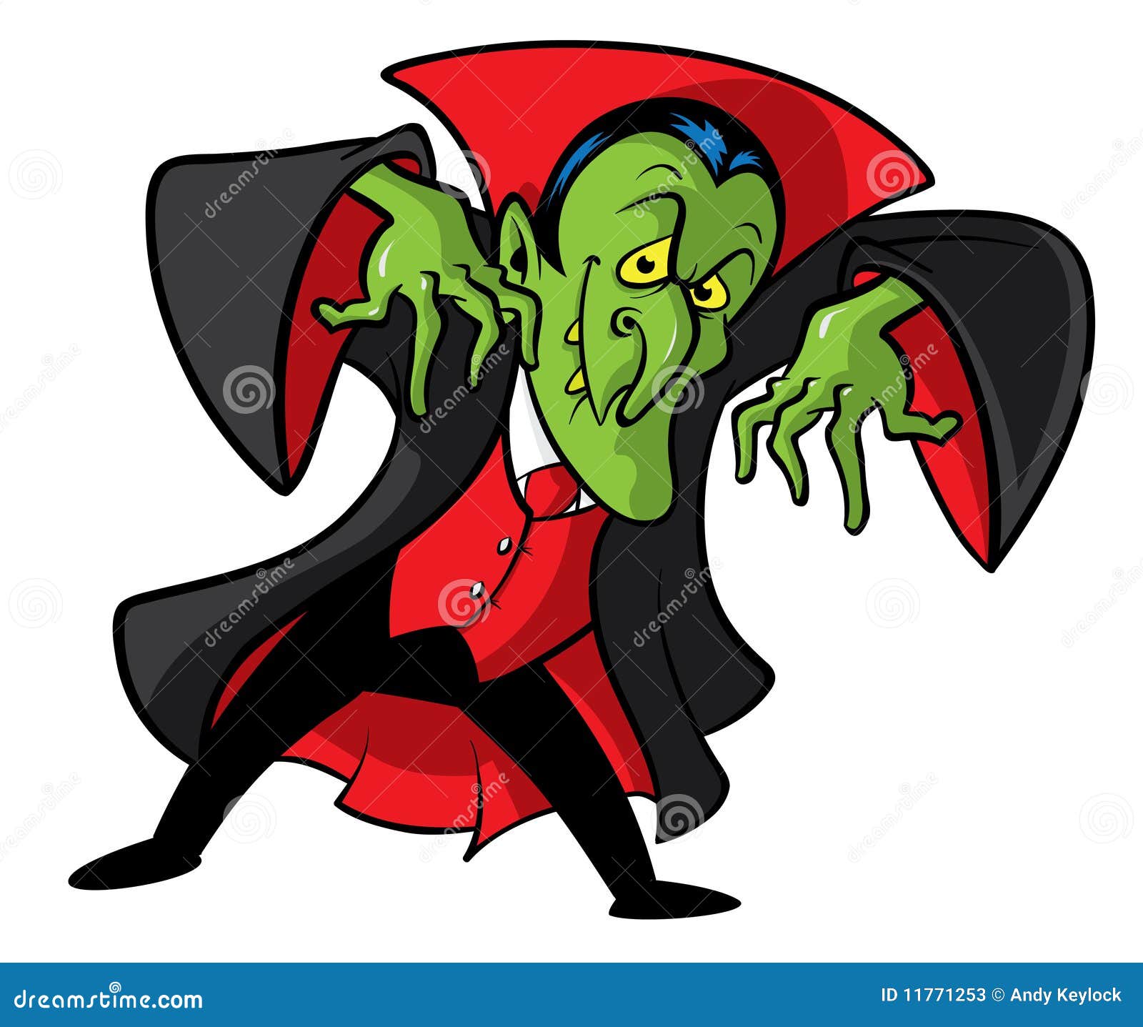 Filming movie about vampire cartoon concept Vector Image