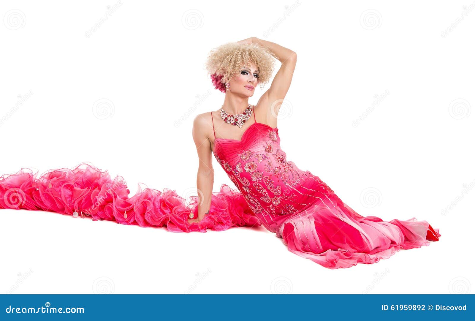 Al Dente One Shoulder Mermaid Dress – The Drag Queen Store