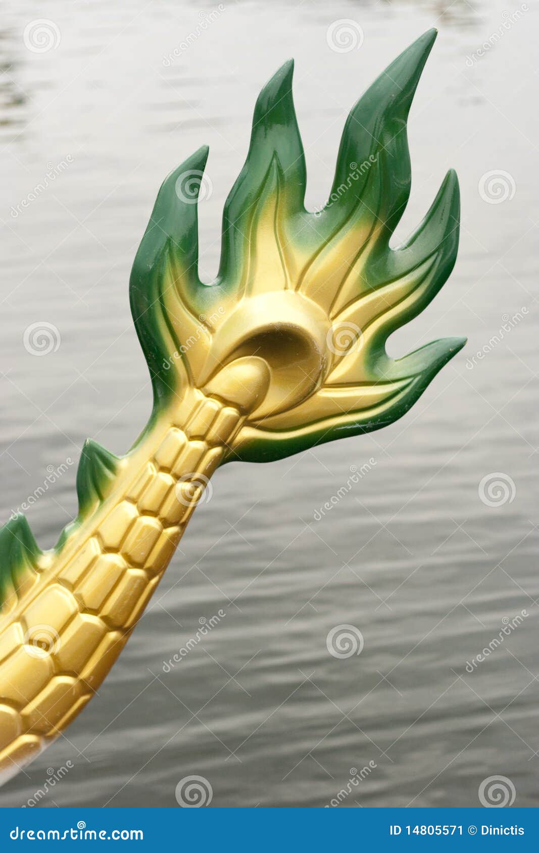 Dragon Boat Rear Tail stock image. Image of river, race ...