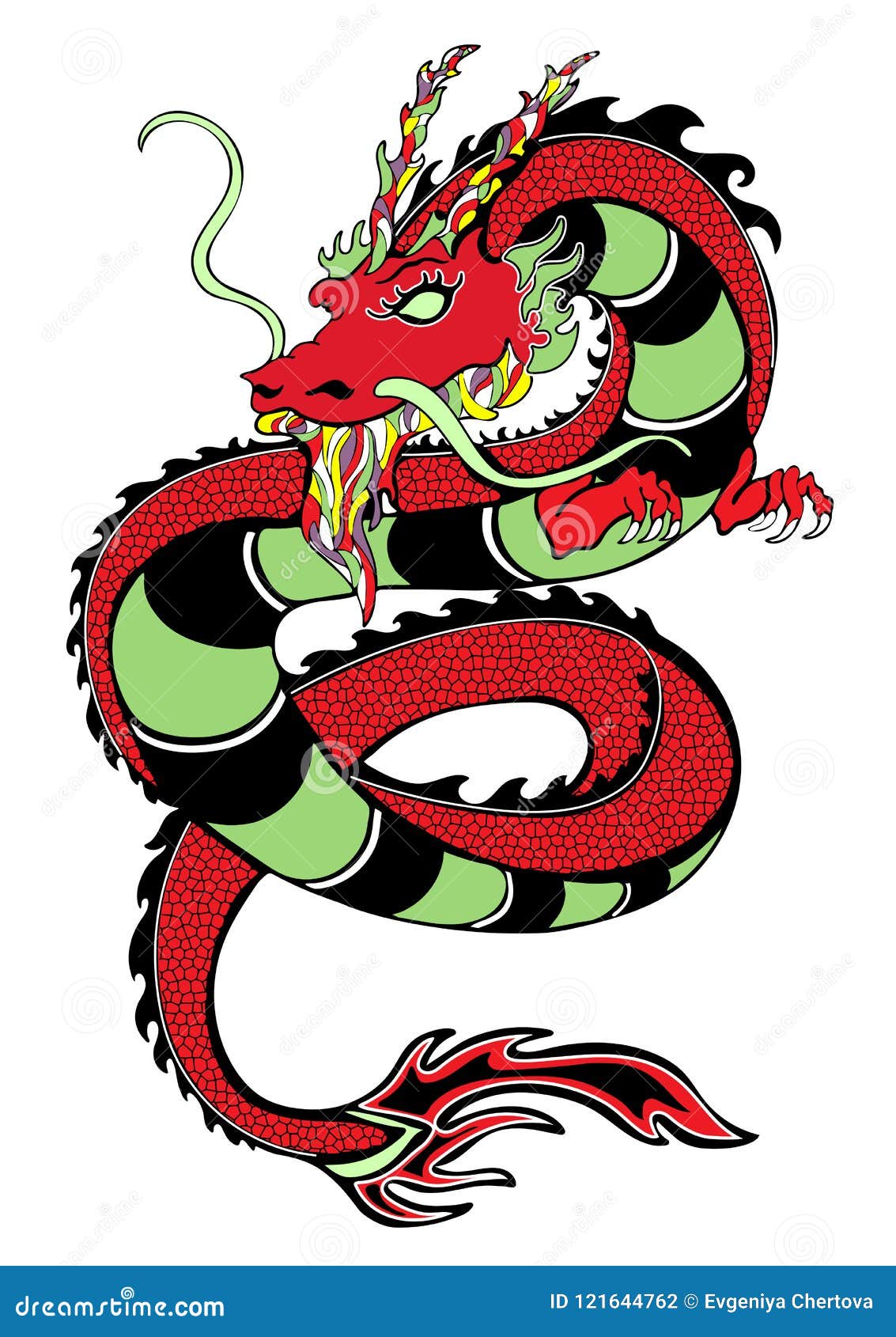 serpent dragon tattoos