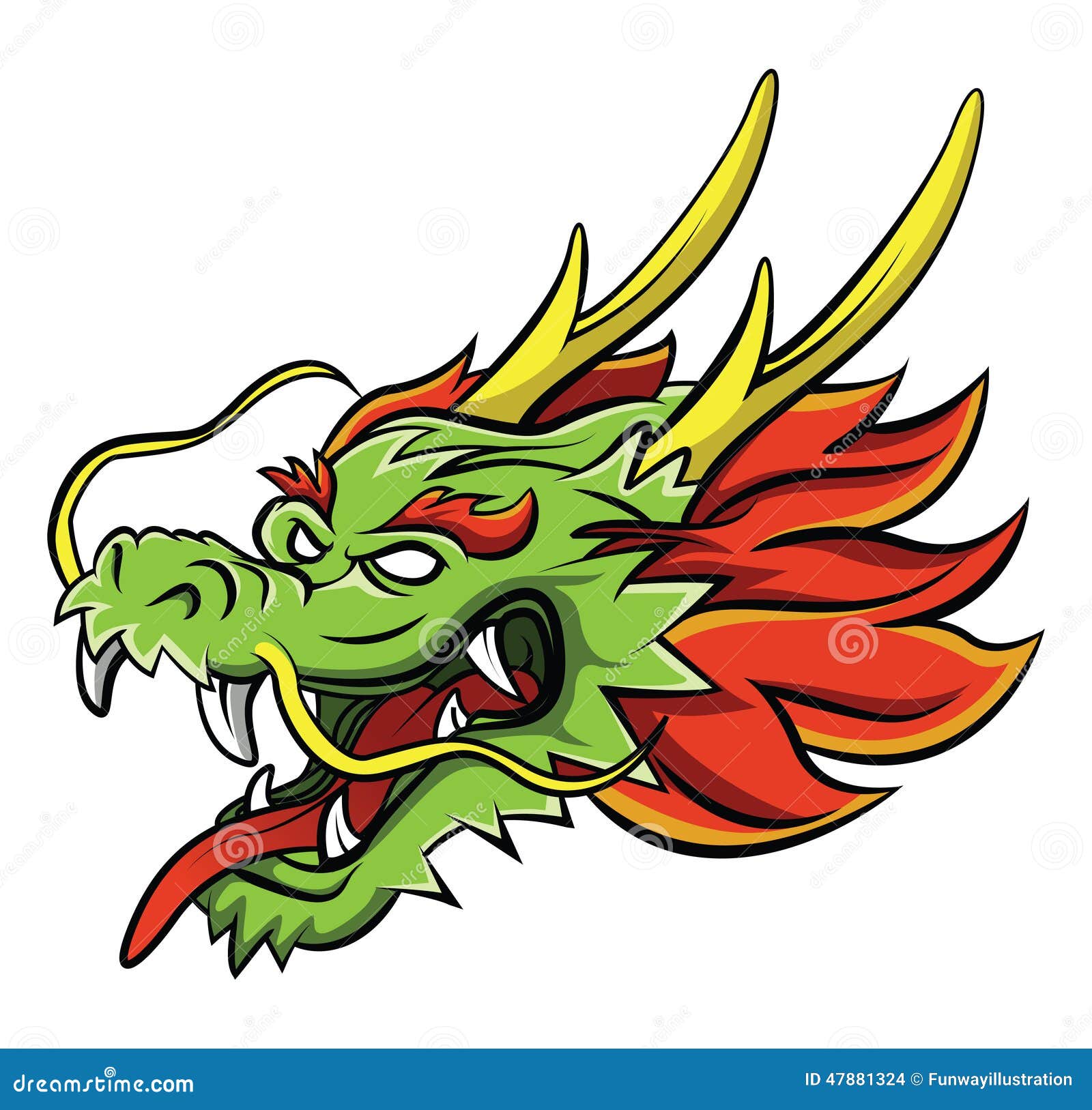 Dragon stock vector. Illustration of asian, character - 47881324