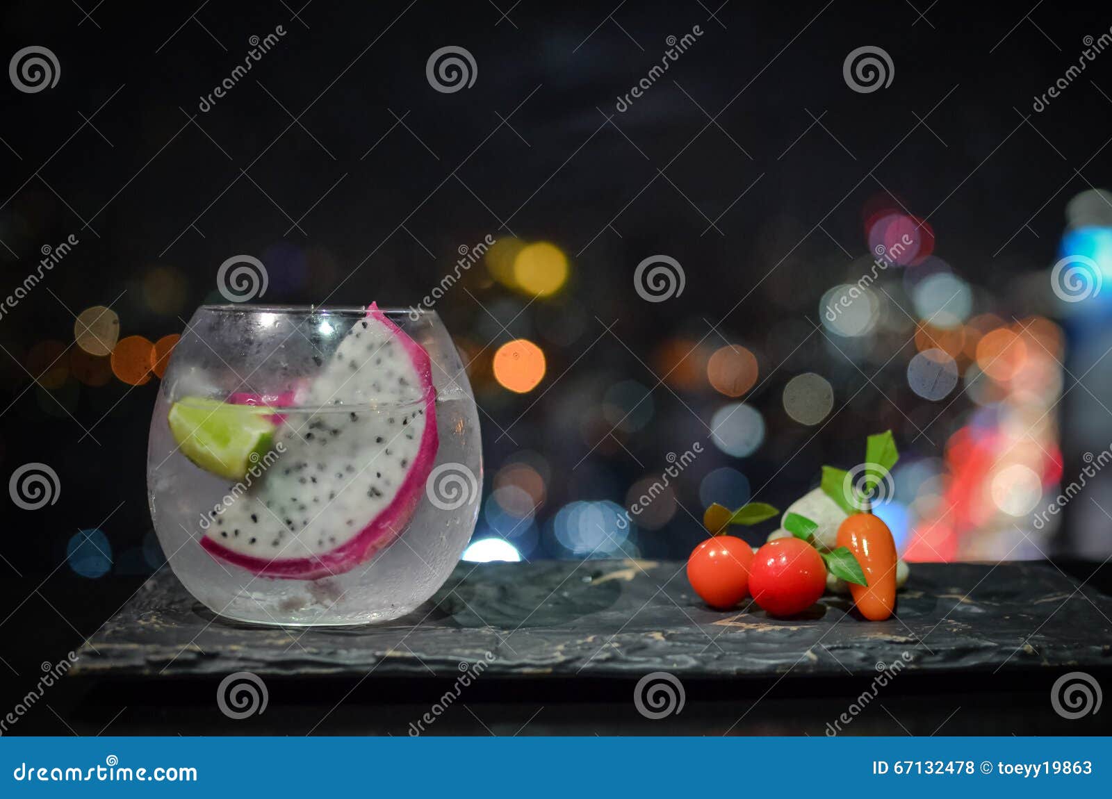 Dragon fruit tonic stock photo. Image of bowl, healthy 67132478