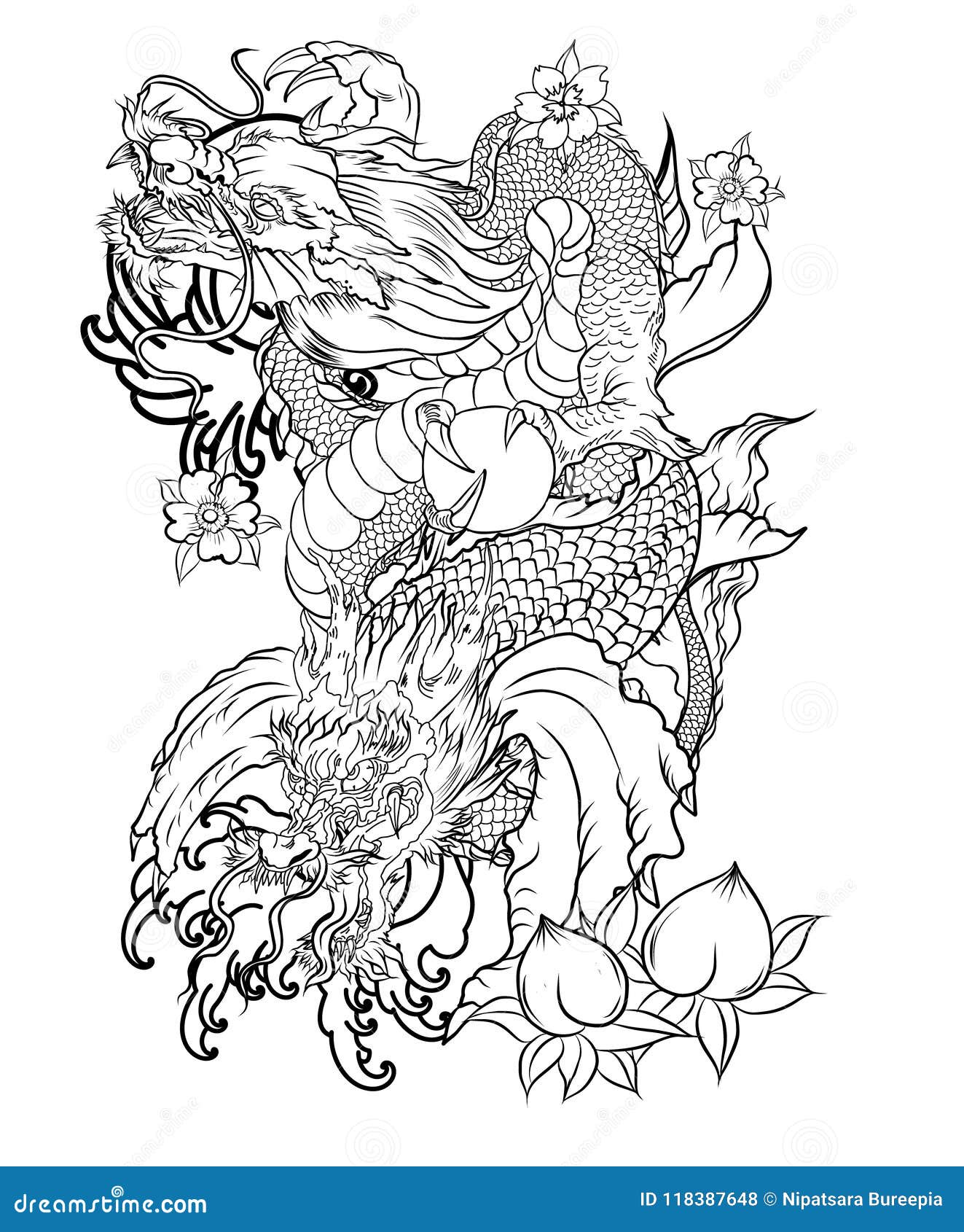 KAIKAI Fake Tattoo Tiger for Men Waterproof Temporary Dragon Flower Paper  Sticker Totem Geometric Full Arm Large Size Sleeve Tatoo Boys (Color :  TQB-91) -