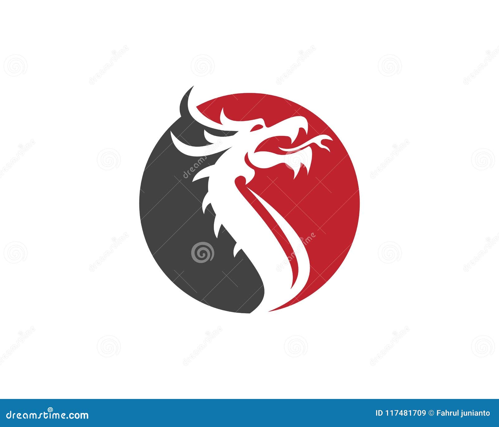 Dragon Logo Design Template Stock Vector - Illustration of design ...