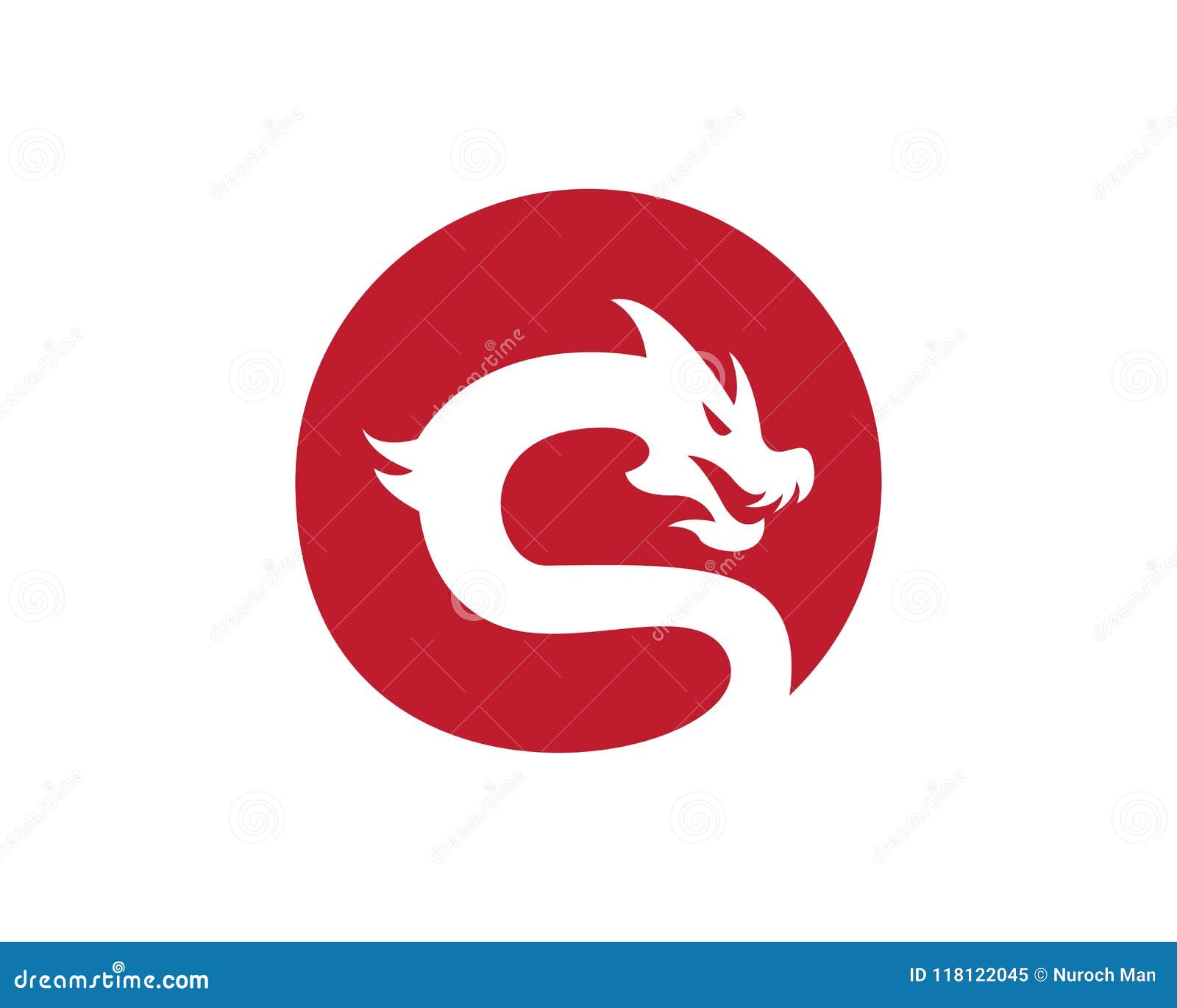 Dragon Logo Template Vector Illustration Stock Illustration ...