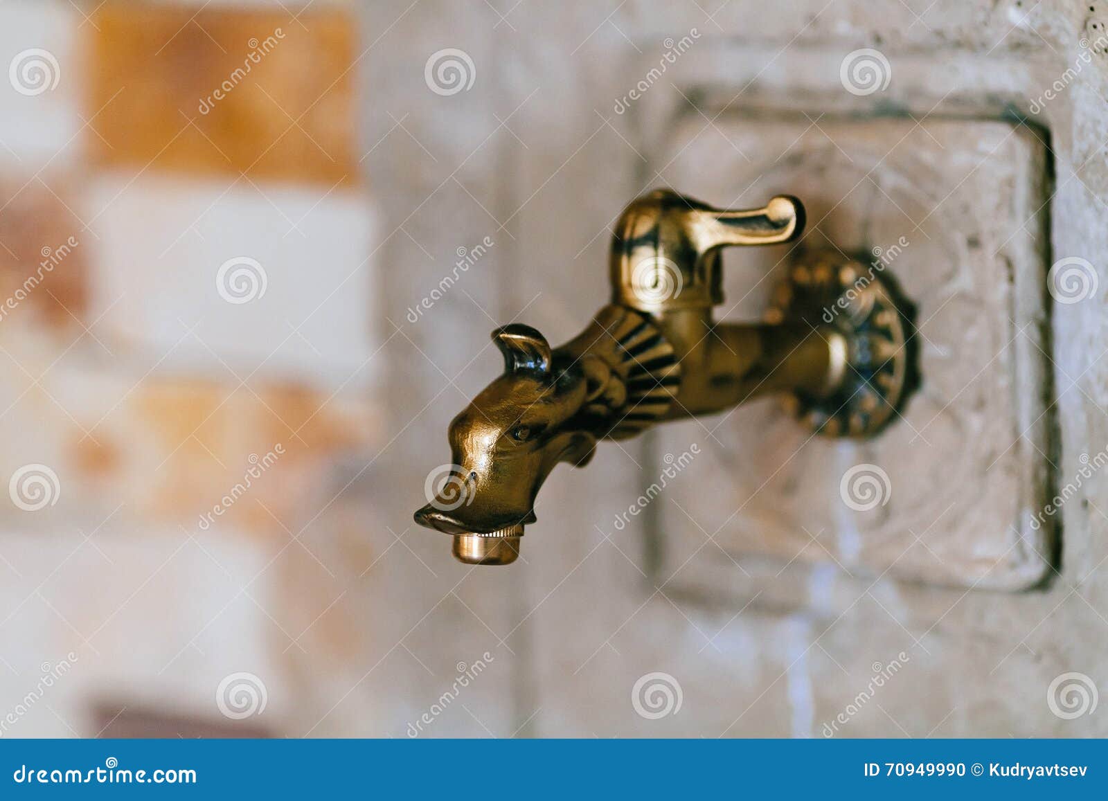Dragon tap stock photo. Image of horizontal, water, building 70949990