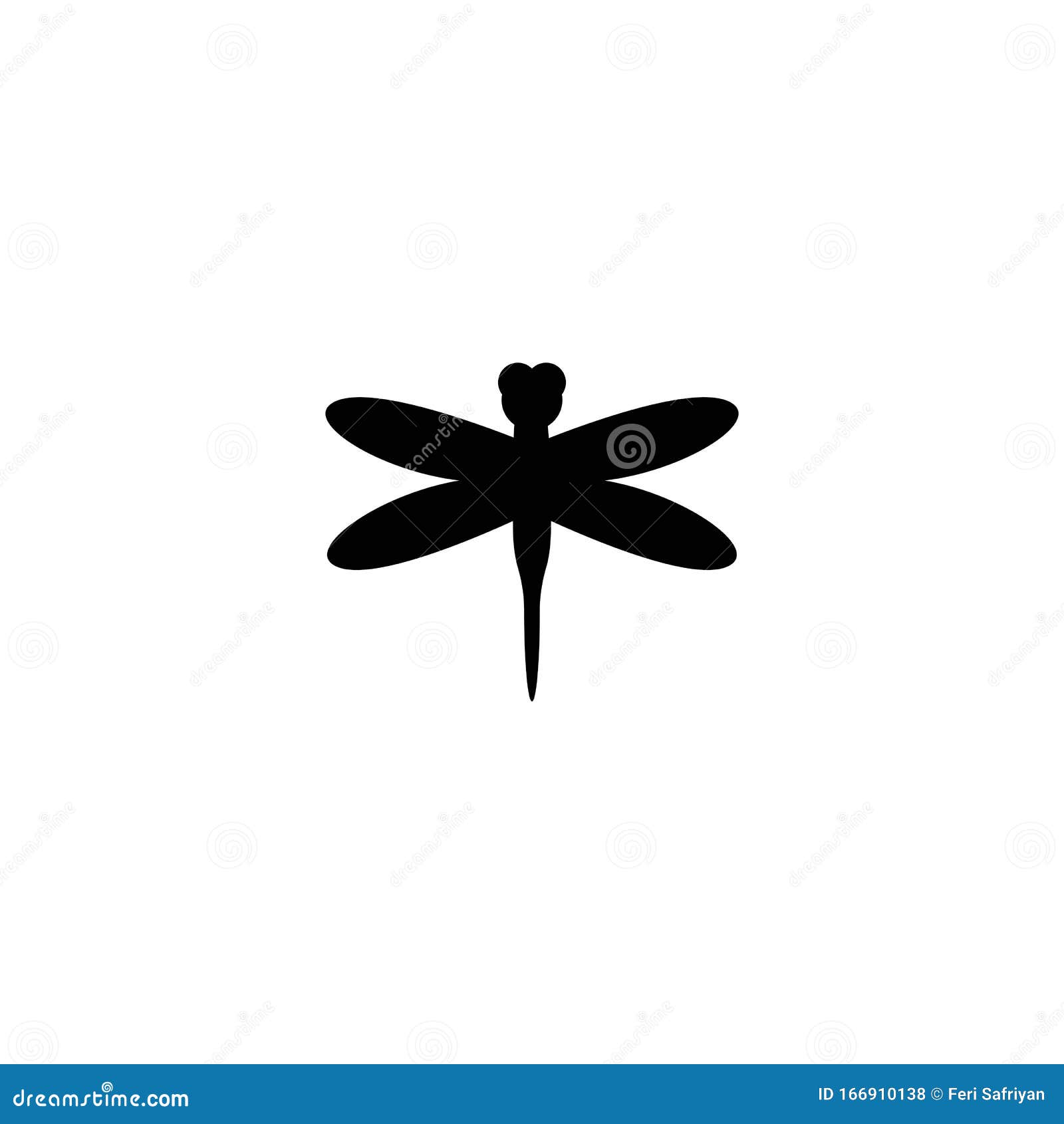 Dragonfly Logo Template Stock Vector Illustration Of Abstract