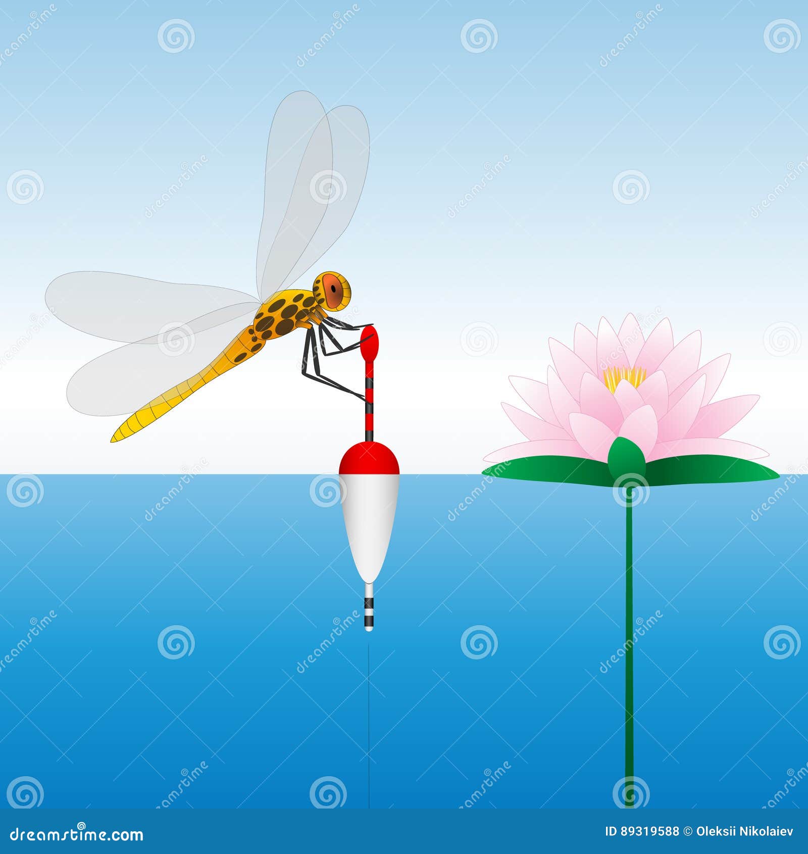 4581 Fishing Bobber Stock Illustrations, Vectors & Clipart - Dreamstime