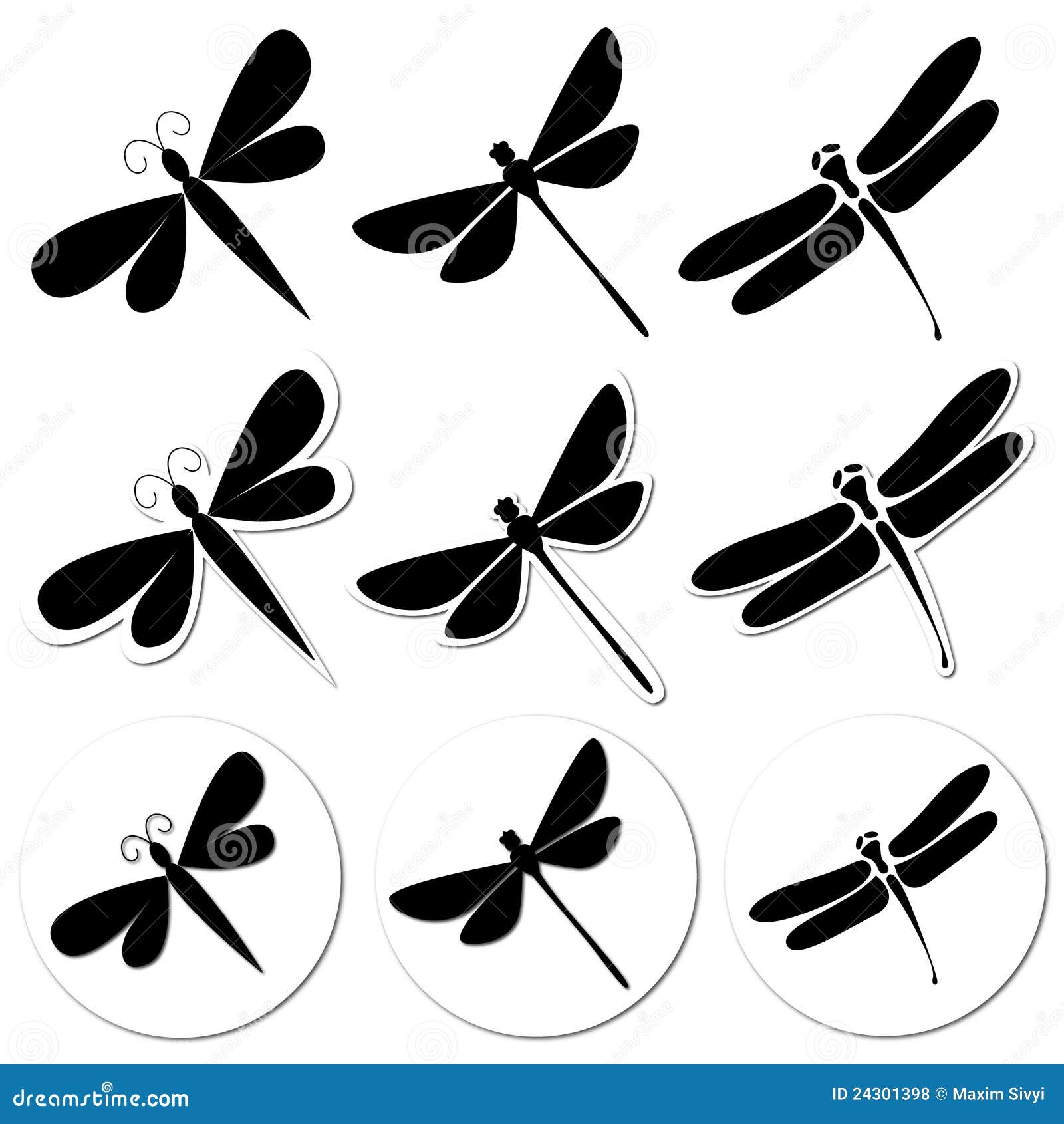 dragonfly stickers