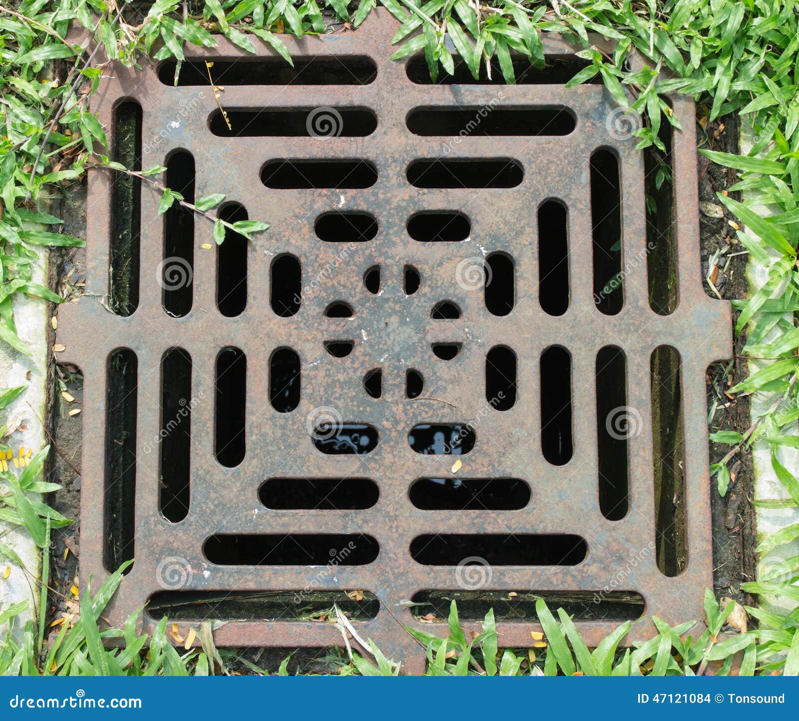 Drain cap steel stock photo. Image of outdoor, concept 47121084