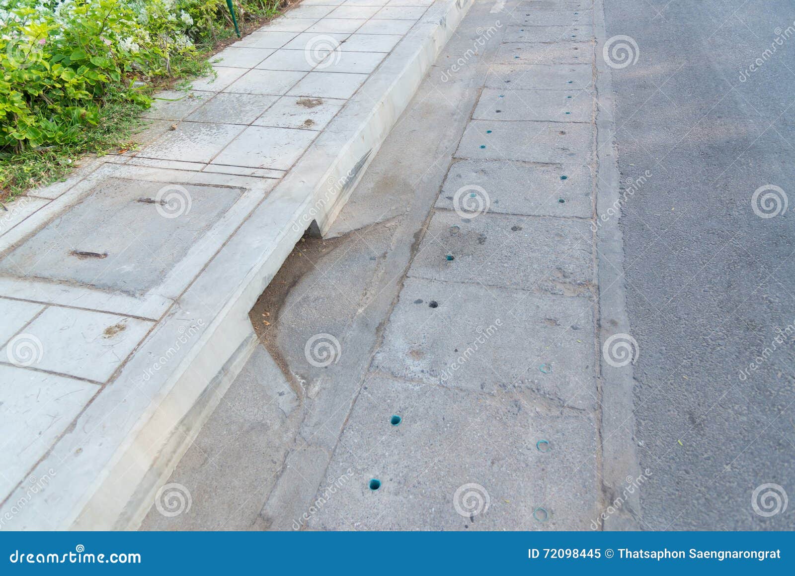 Drain Gutter In The Road, Next To Pavement Stock Image Image of construction, sewer 72098445