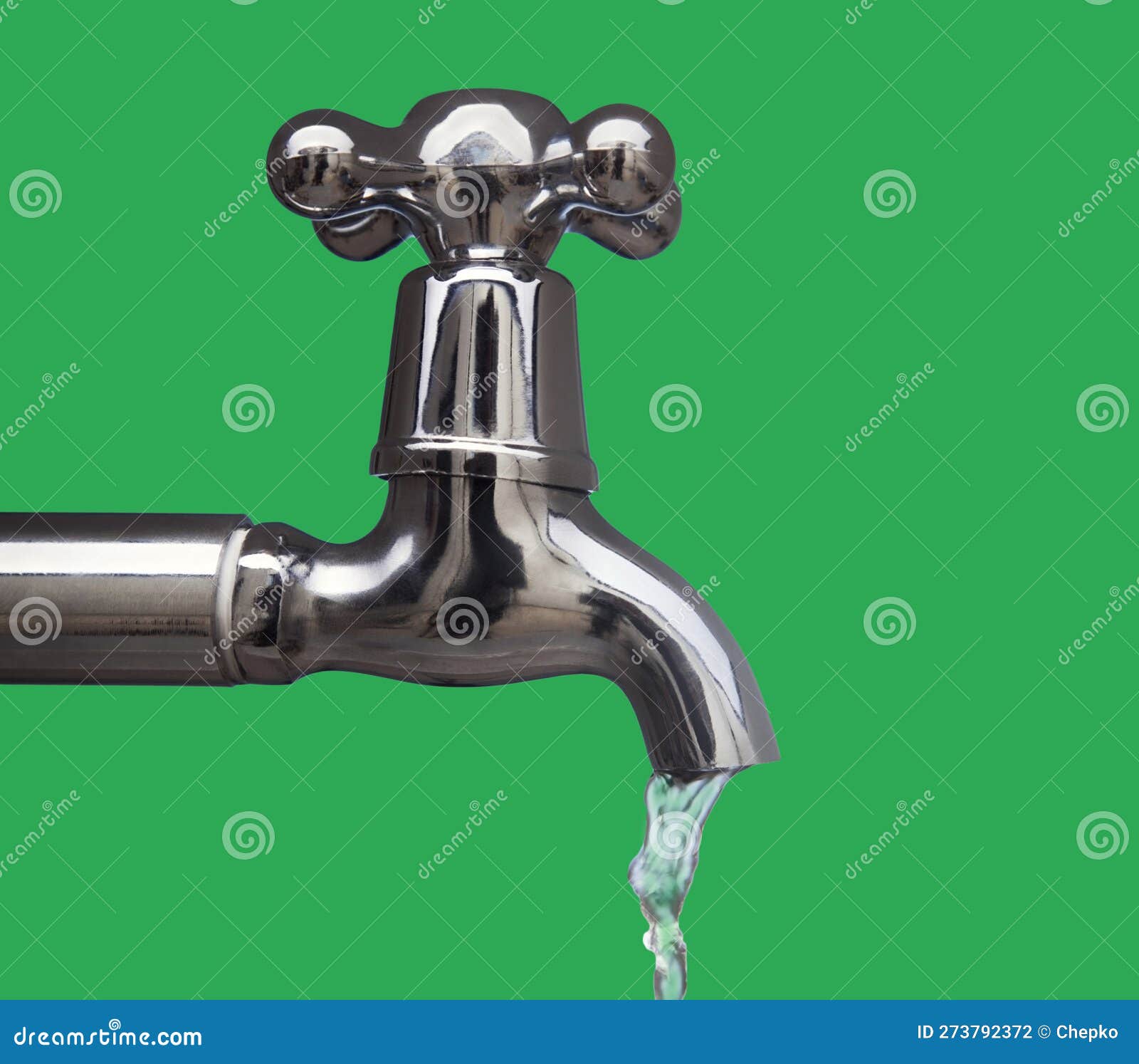 Drain Water In PVC Pipe. RoyaltyFree Stock Photography CartoonDealer