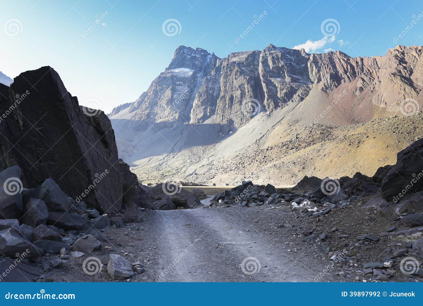 dramatic andes mountains