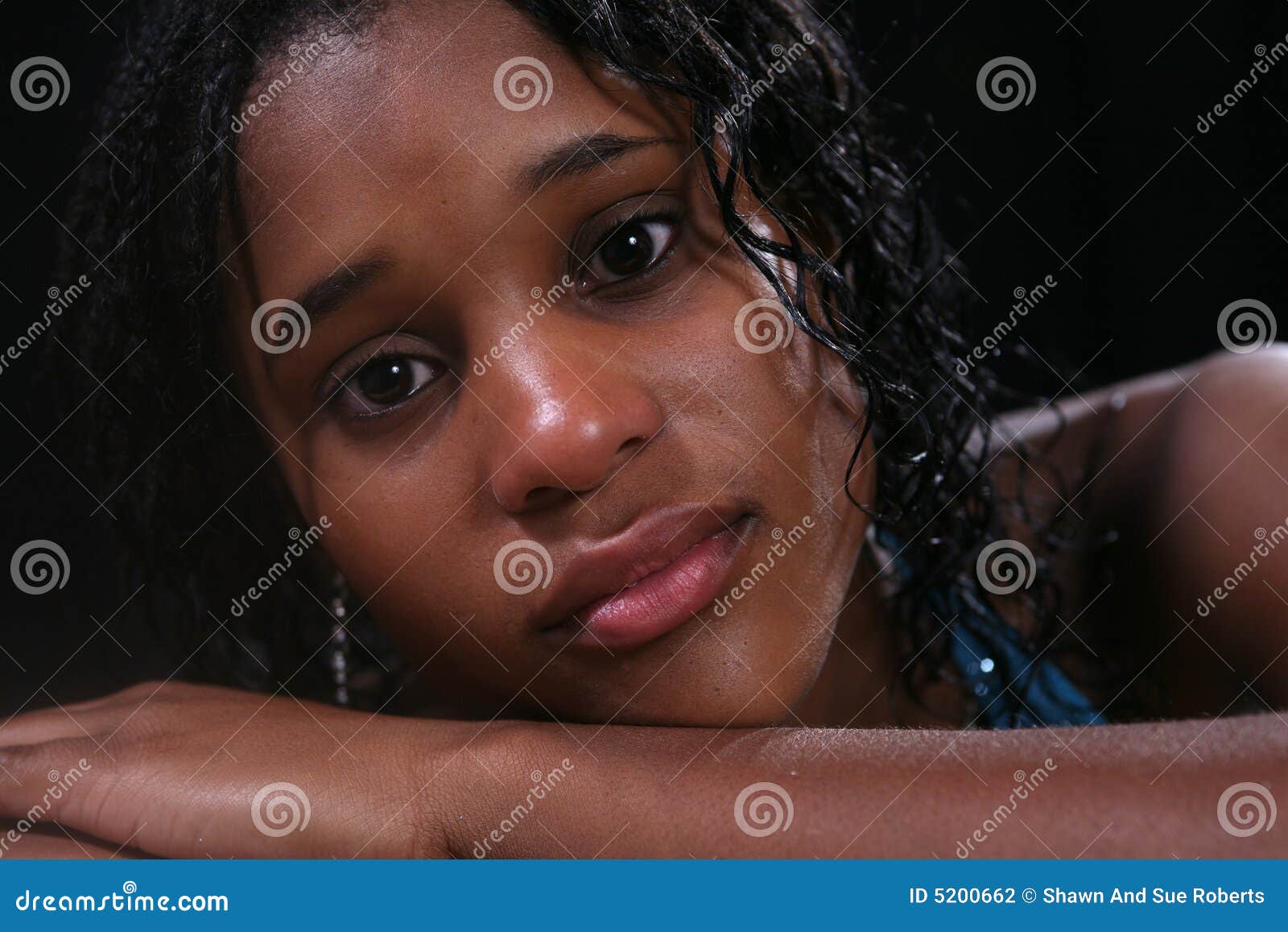 Dramatic Brown Eyed Teen Stock Photo Image Of Beau