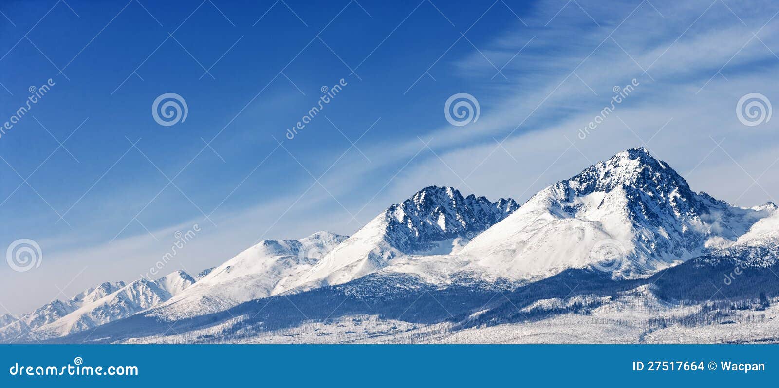 Dramatic Peaks Pinnacles Snowy Summits High Altitude Mountain Pa Stock