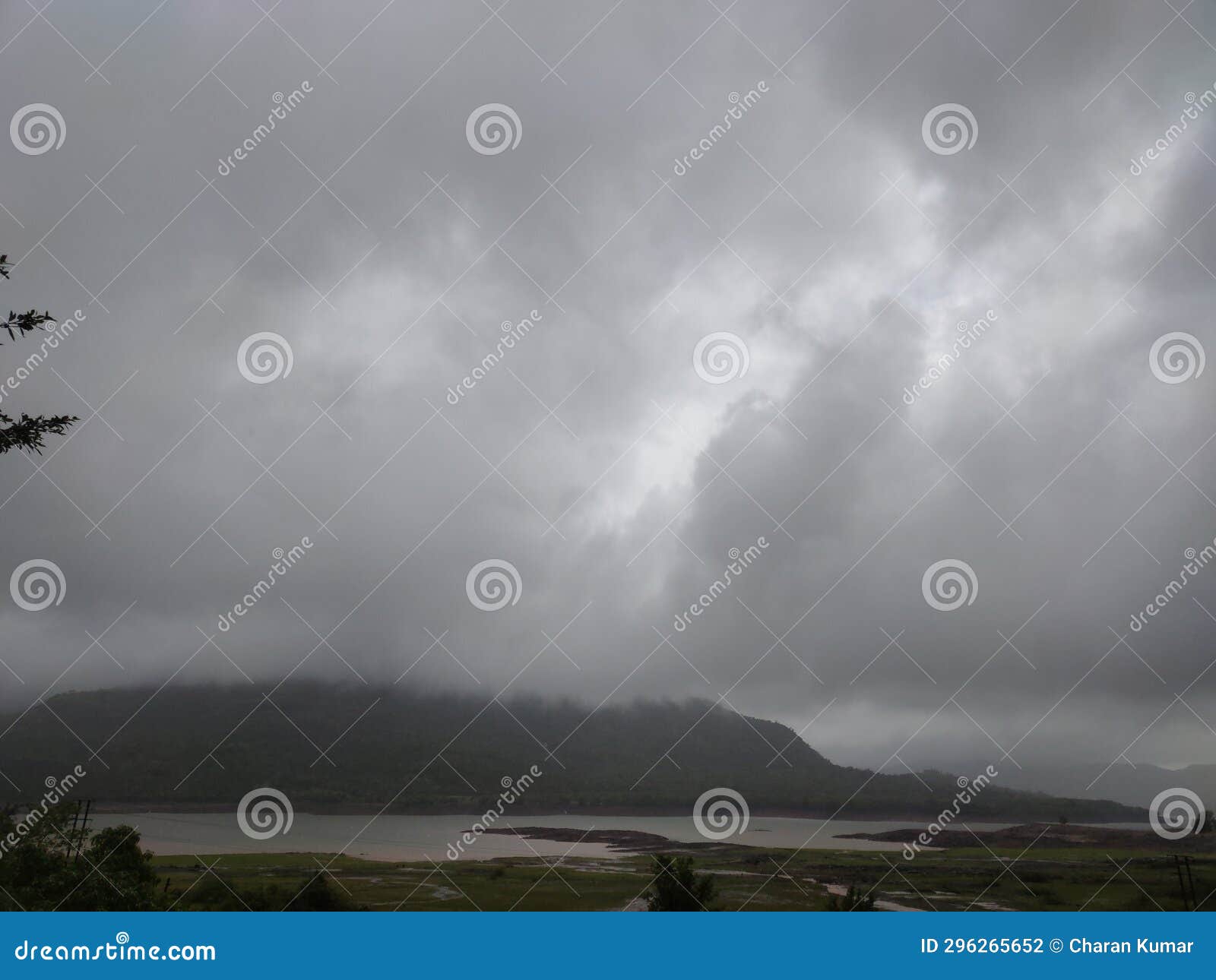 dramatic cloudscape over mulshi lake