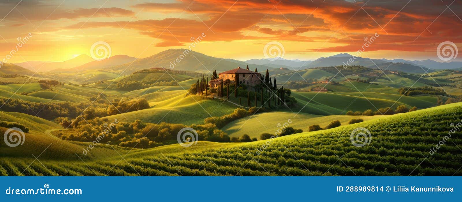 The Dramatic Sky Above the Distant Valley Adds a Touch of Mystique