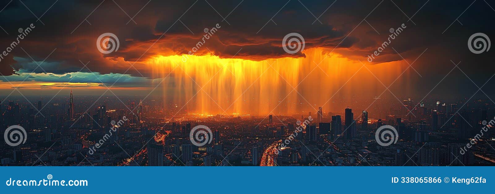 Fiery Sunset A Photorealistic Sunset Sky.