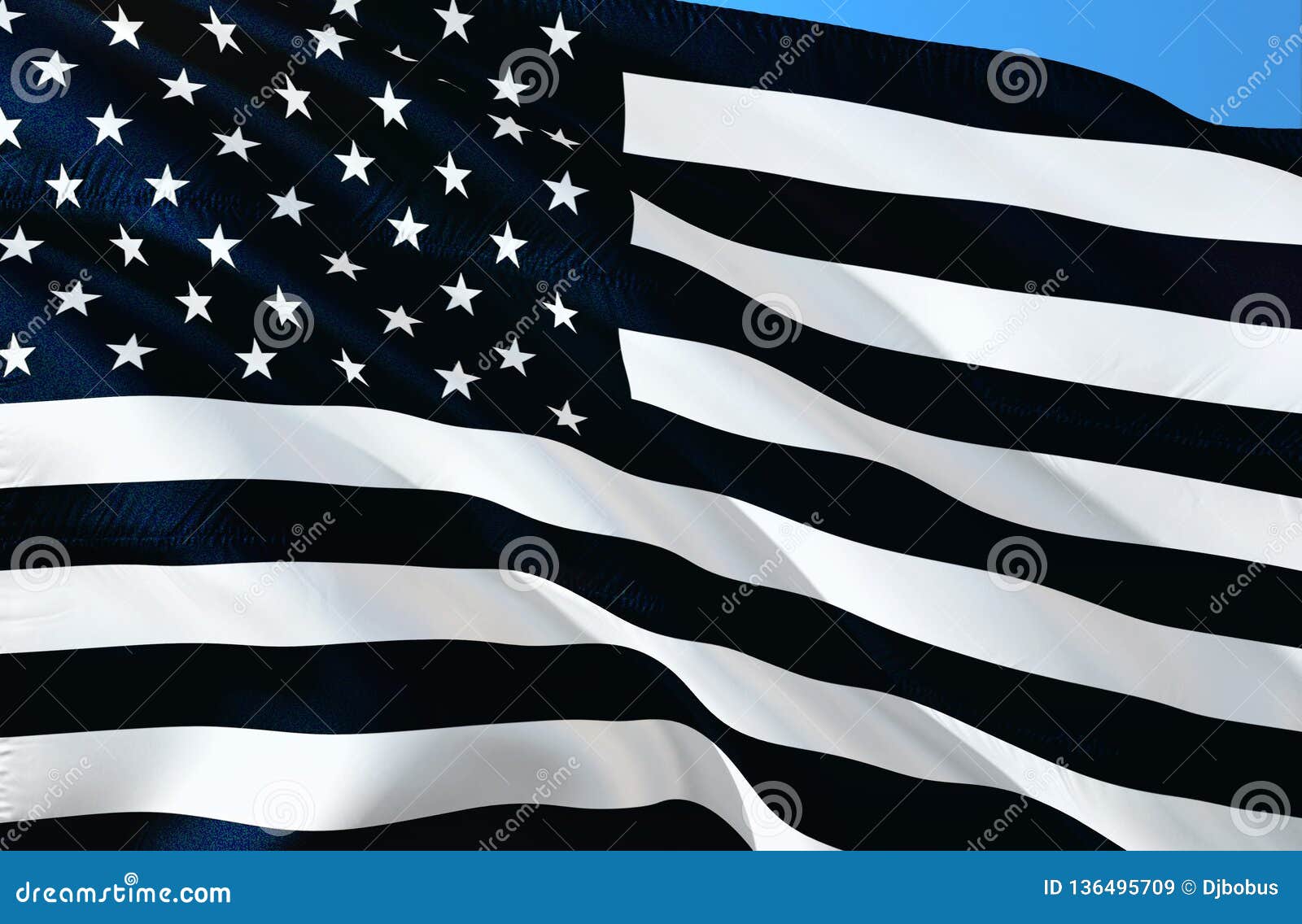 blanc bannière américaine drapeaux drapeaux 30x45cm États-unis pow Mia/noir 