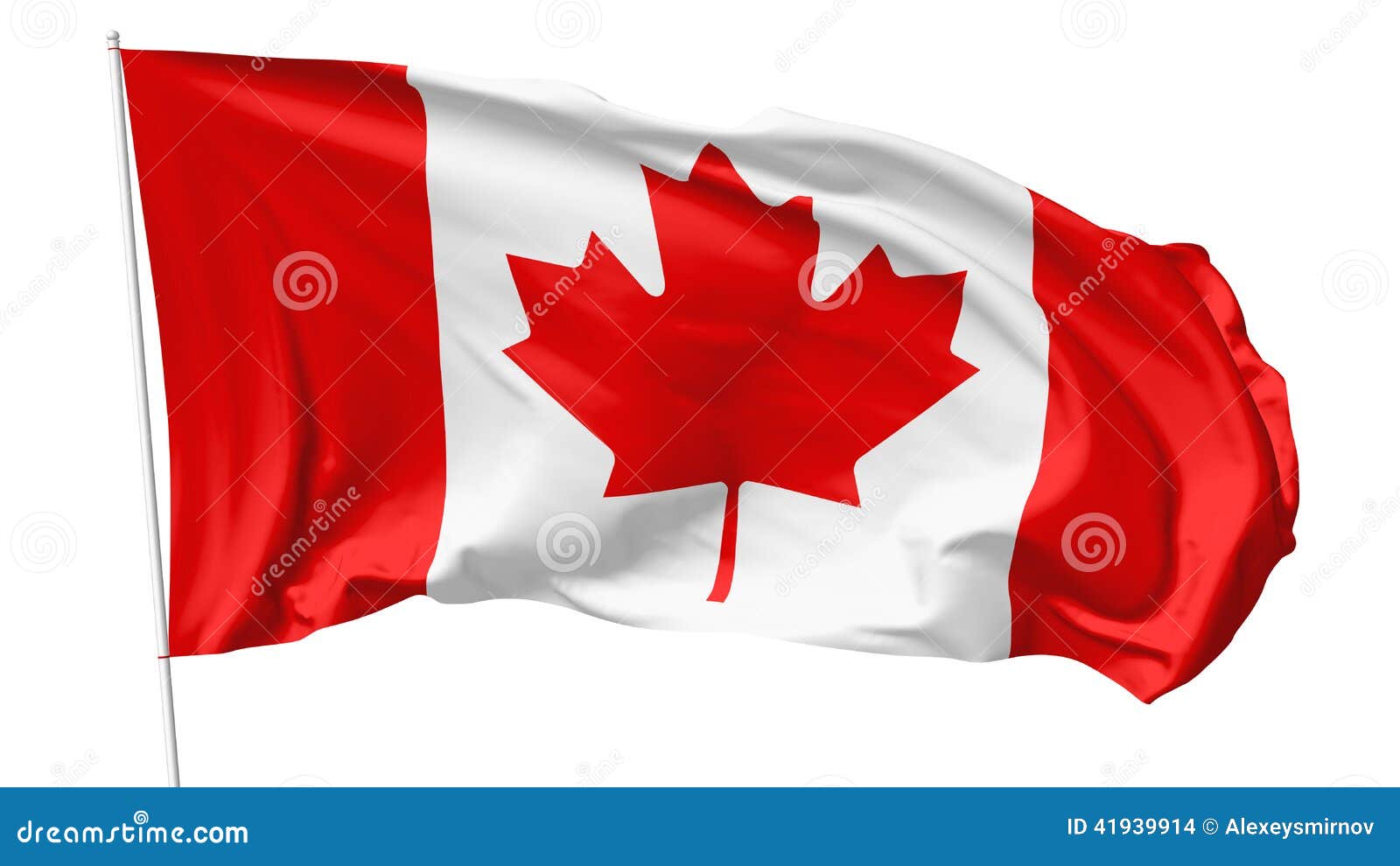 drapeau de canada sur le mat de drapeau illustration stock illustration du couleur concept 41939914 drapeau illustration stock