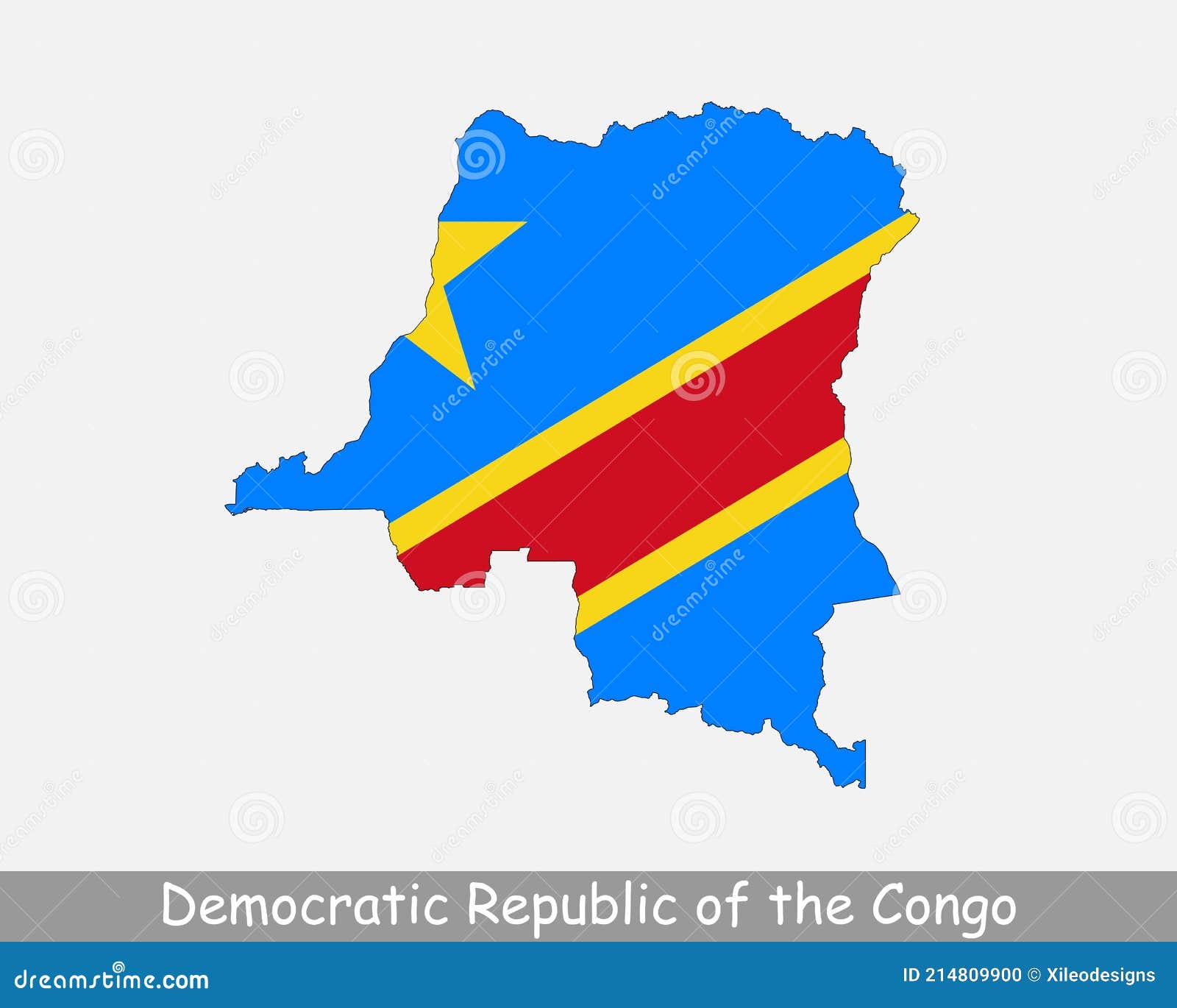 Bouton Drapeau De La République Démocratique Du Congo Drapeau Rond De La Rdc  Symbole Du Drapeau Vectoriel