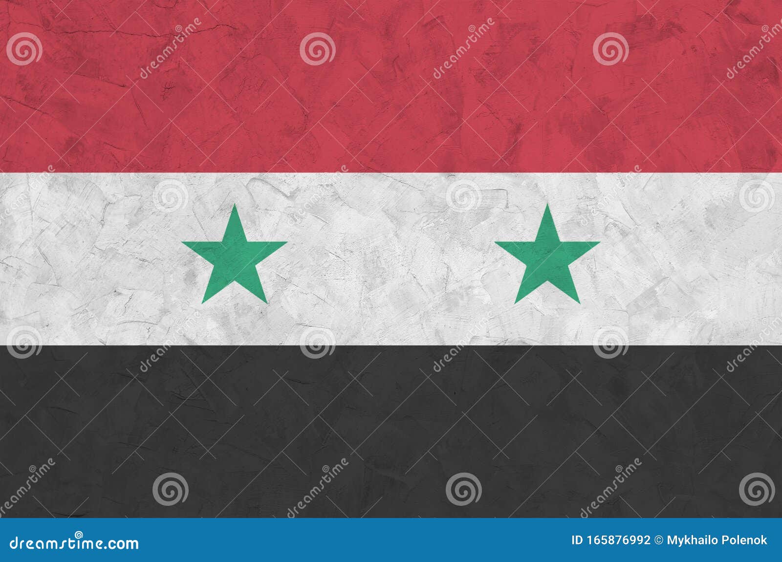 couleurs du drapeau de syrie