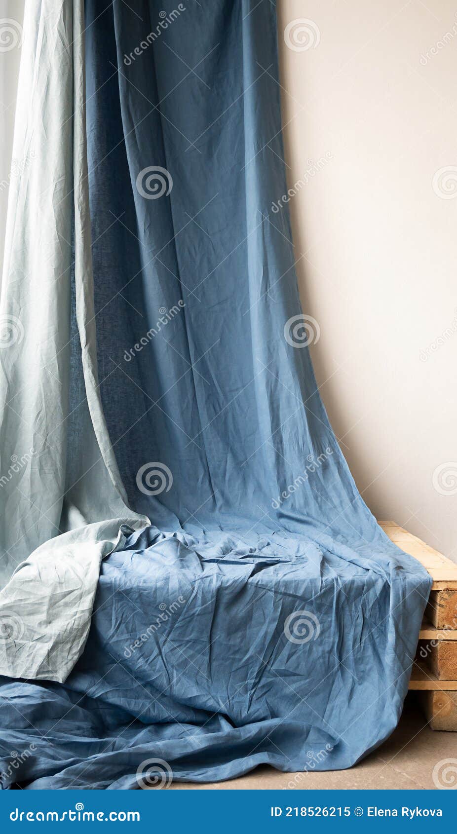 Draped Muslin Backdrop RoyaltyFree Stock Photo 64844967