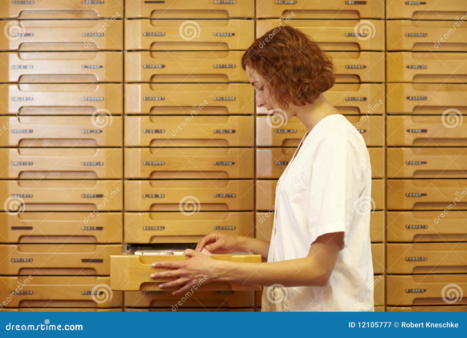 Drawers in Medicine Stock Image Image of archive, sideways