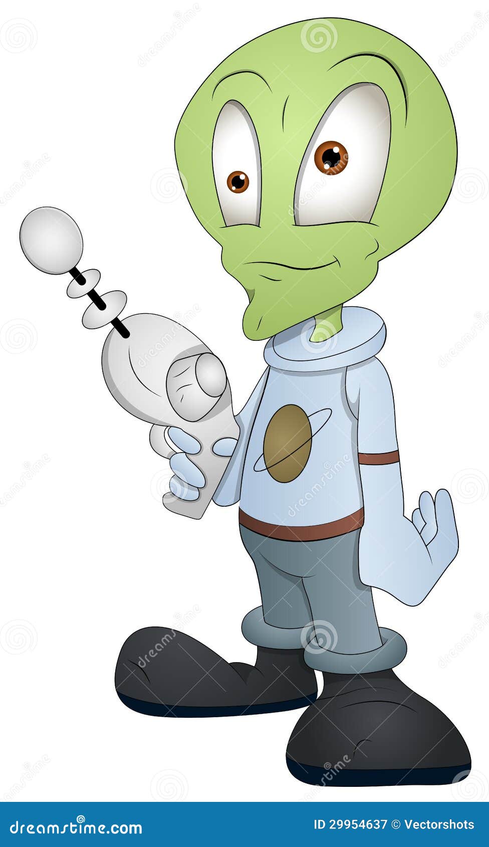 Cartoon Alien Character - Vector Illustration Stock Vector ...