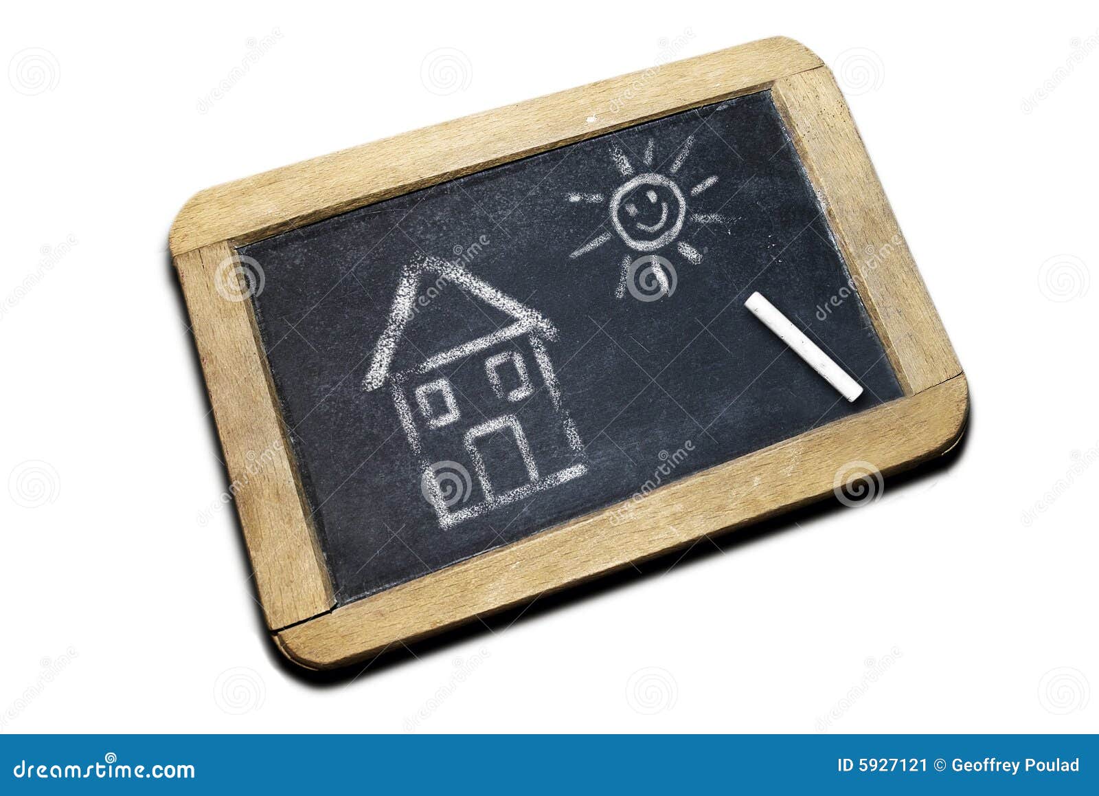 Drawing on a blackboard stock image. Image of notice, handwriting 5927121