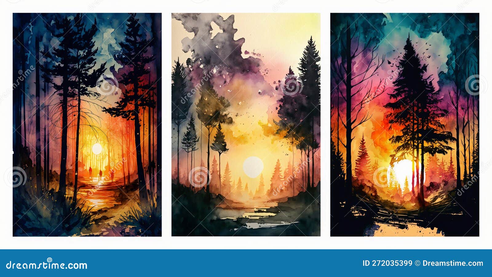 Beautiful Coloured Sketch Drawing Nature Stock Photo 1203112870 |  Shutterstock