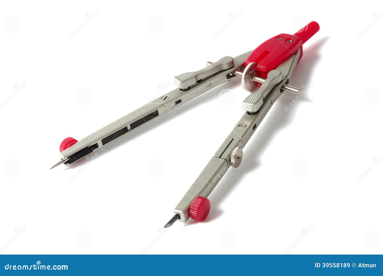 Drawing compasses stock image. Image of tool, geometry 39558189