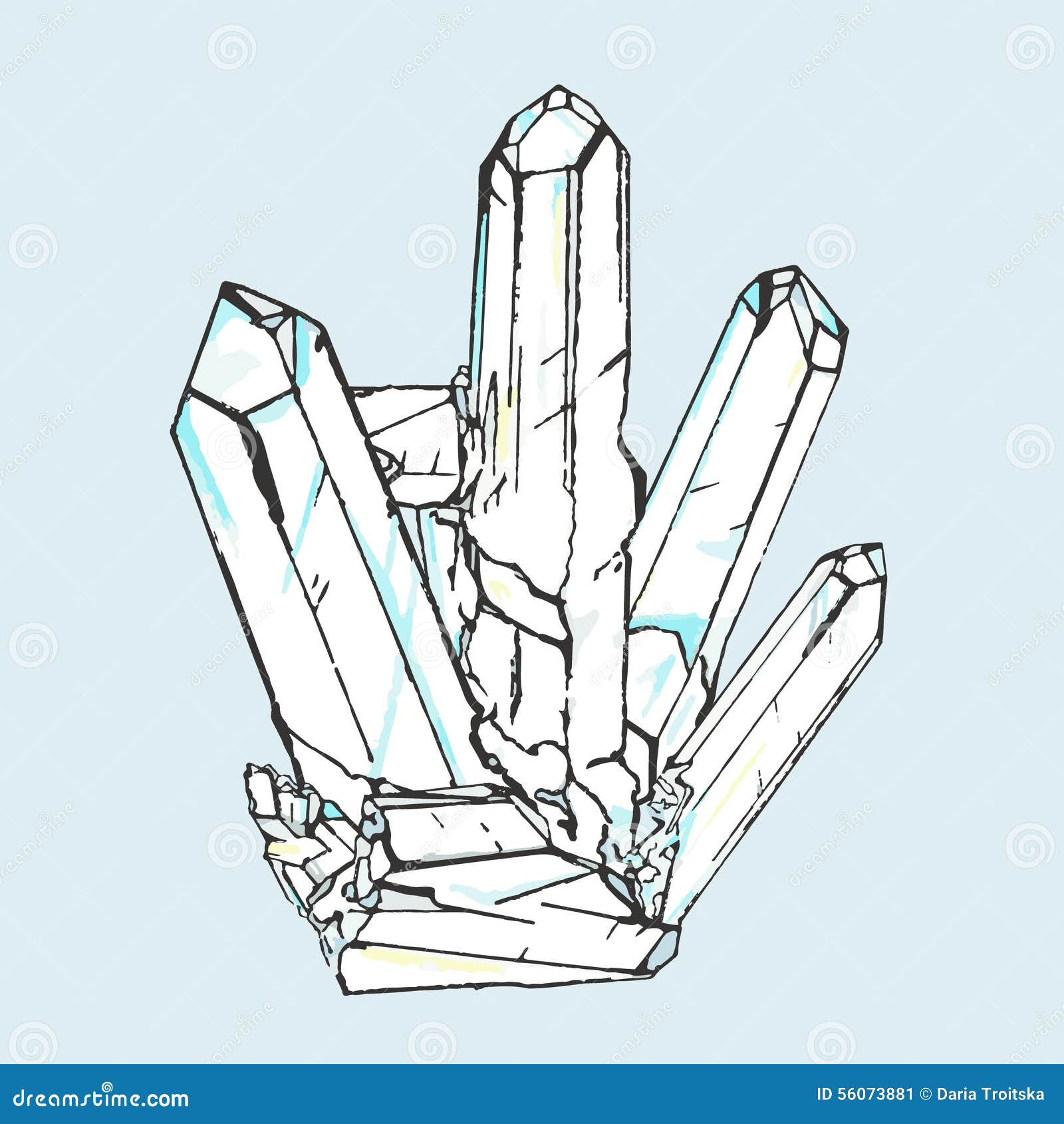 Drawing Crystals Stock Illustrations  4096 Drawing Crystals Stock  Illustrations Vectors  Clipart  Dreamstime