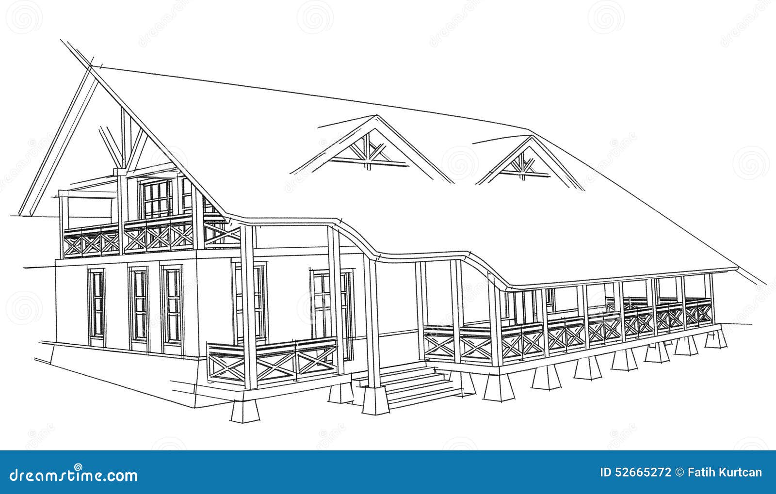 Drawing home stock illustration. Illustration of design - 52665272