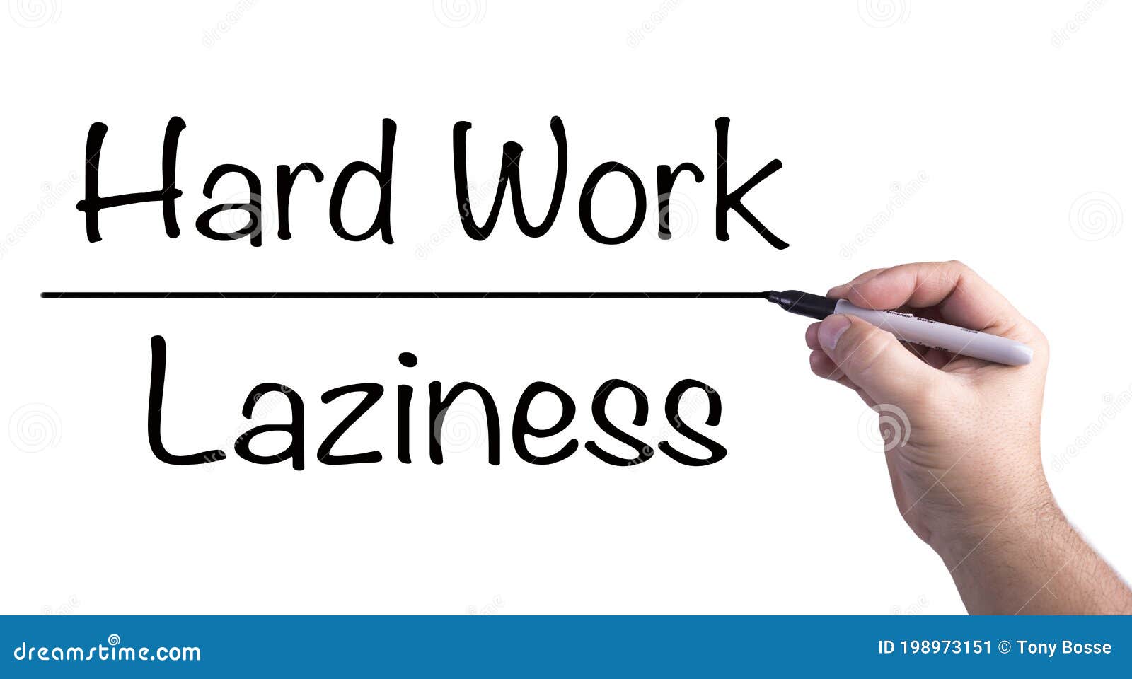 drawing the line between hard work and laziness